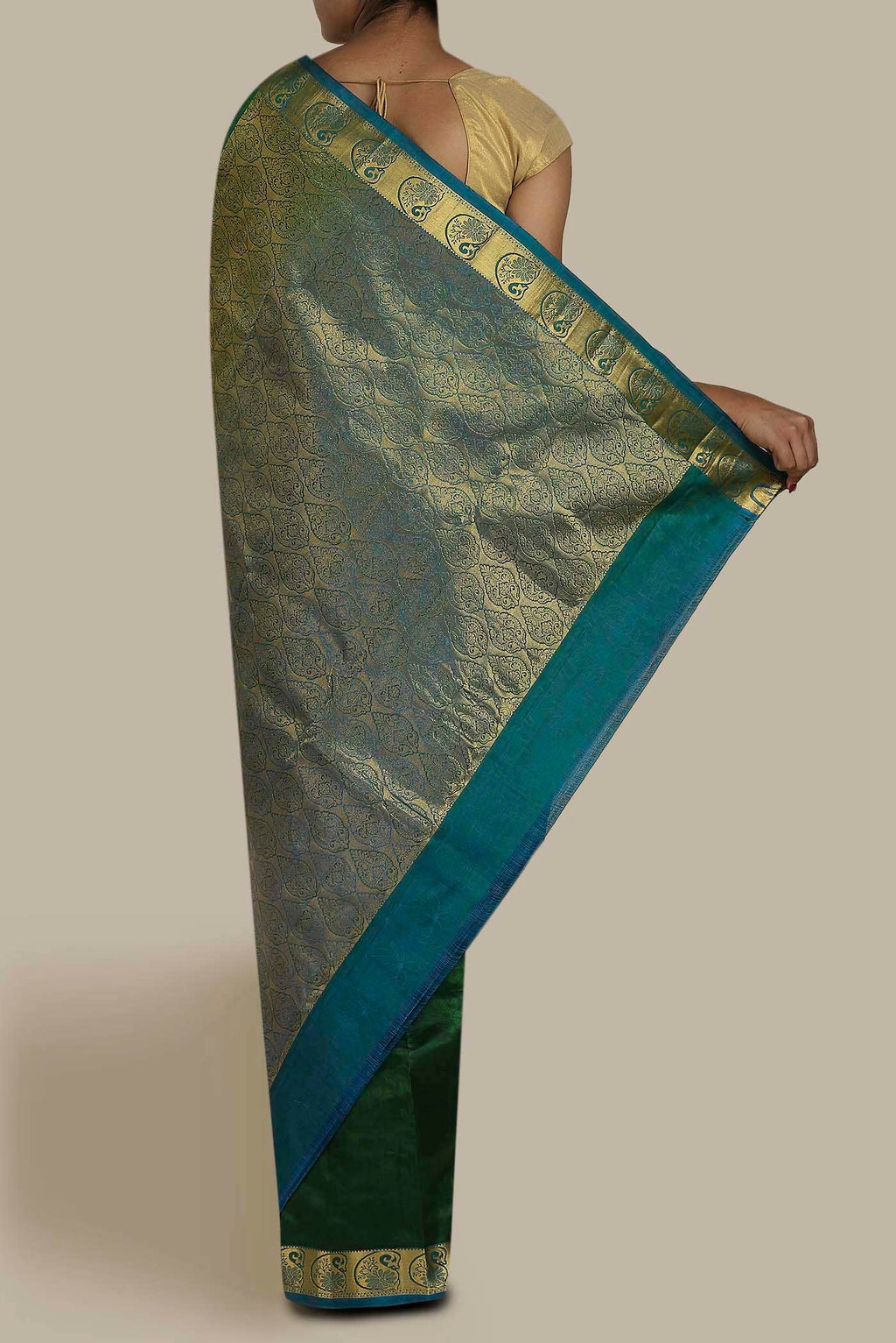 Green Kanchipuram Silk Saree