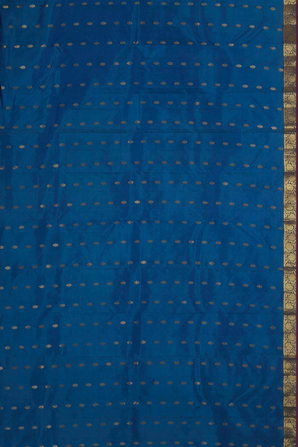 Blue Kanchipuram Silk Saree