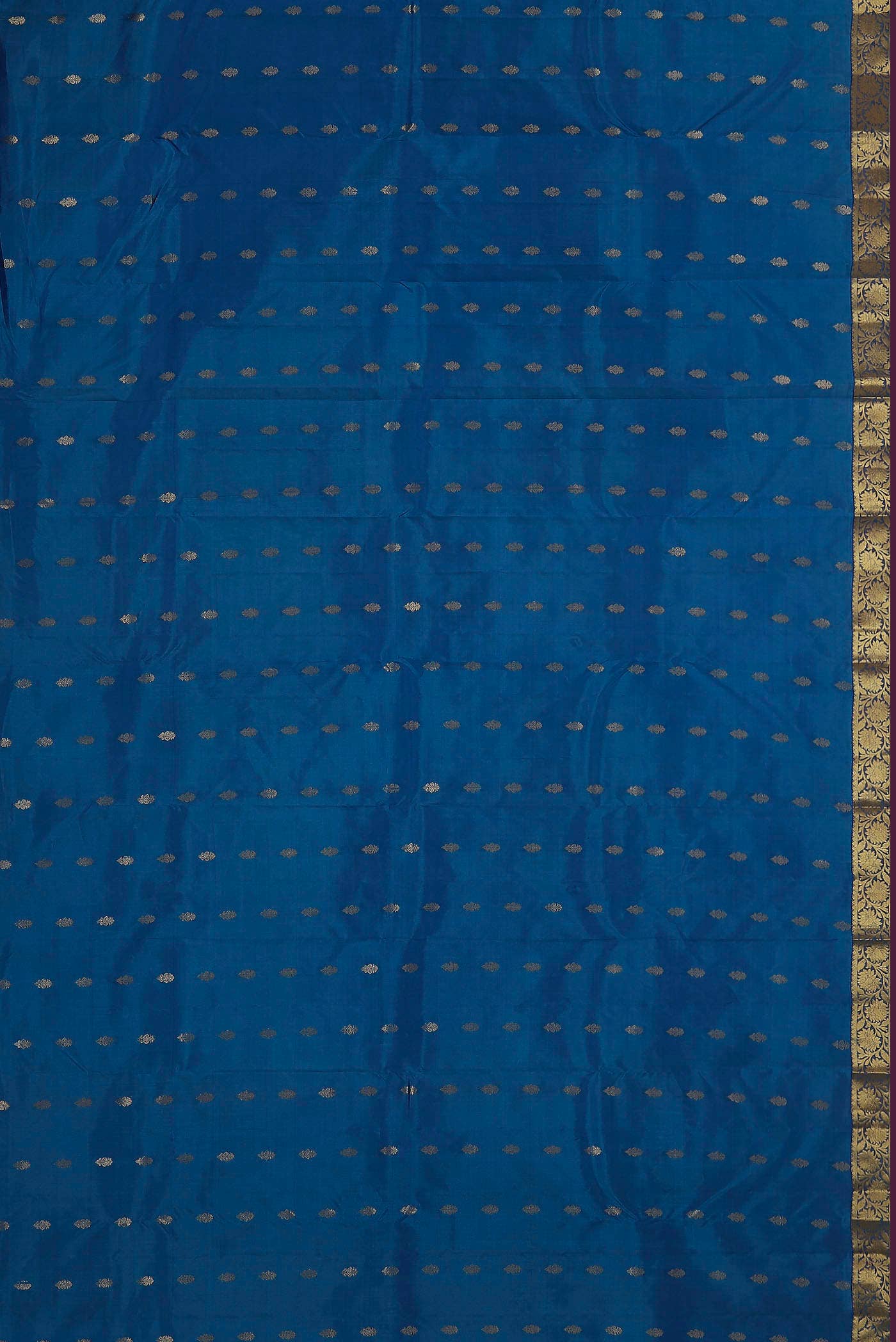 Blue Kanchipuram Silk Saree