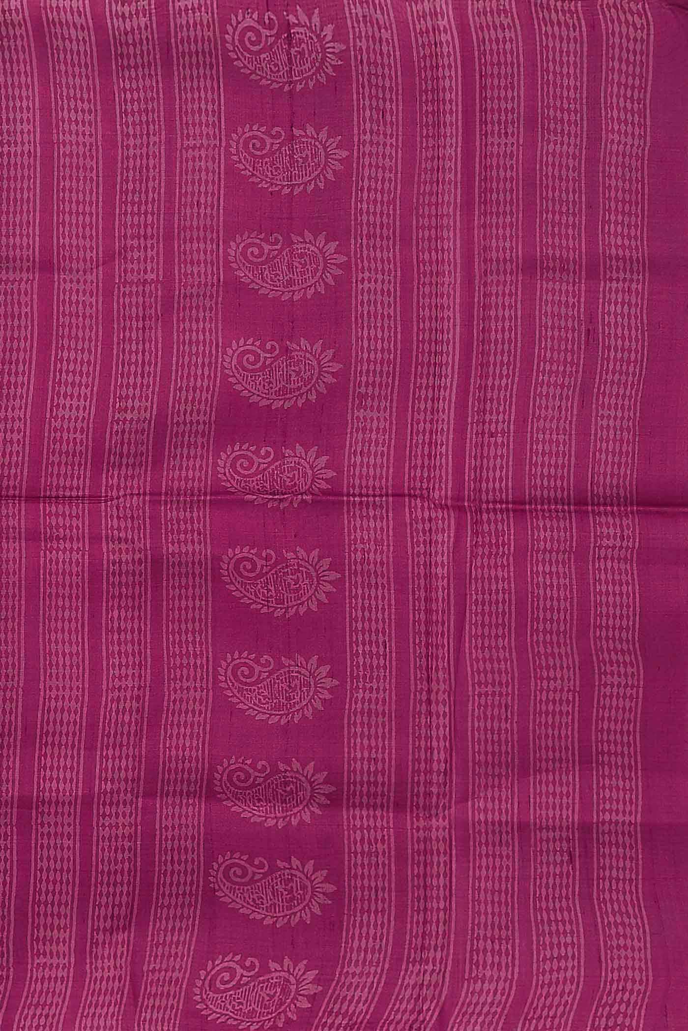 Pink Bhagalpuri Tussar Silk Saree