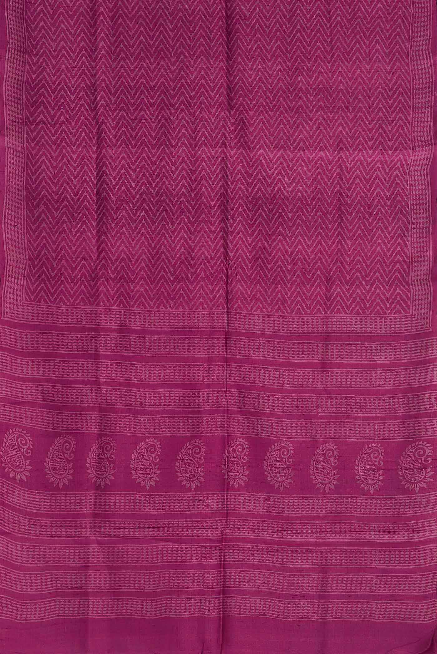 Pink Bhagalpuri Tussar Silk Saree