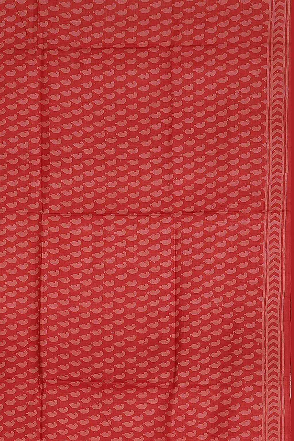 Orange Bhagalpuri Tussar Silk Saree
