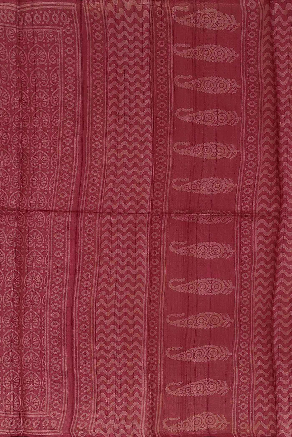 Pink Bhagalpuri Tussar Silk Saree