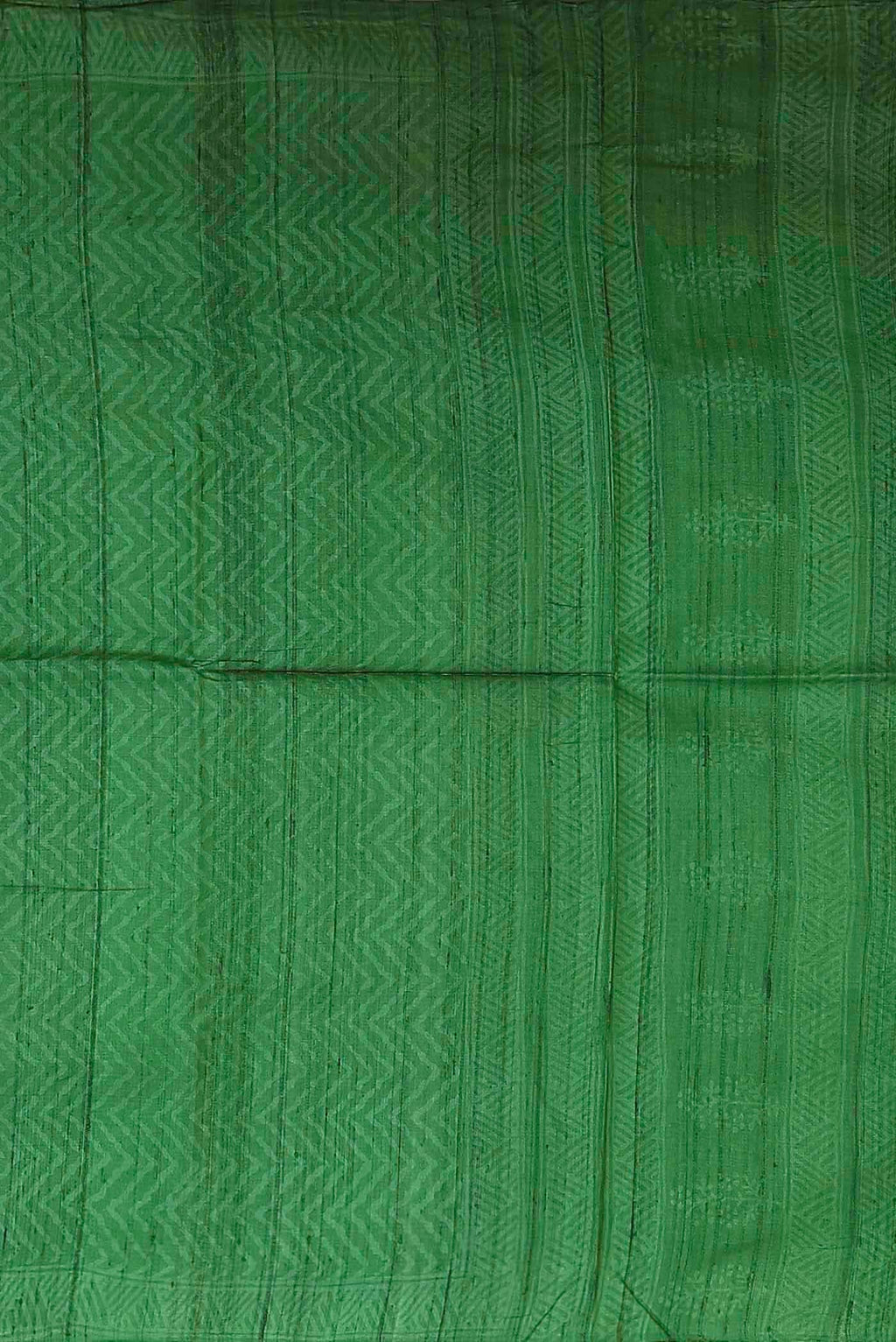 Green Bhagalpuri Tussar Silk Saree