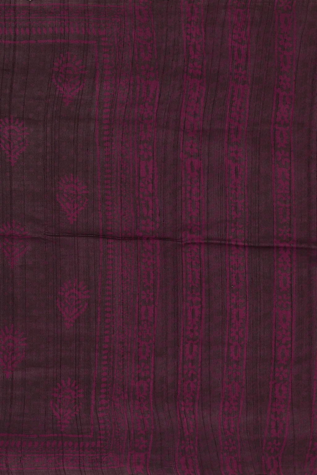 Purple Bhagalpuri Tussar Silk Saree