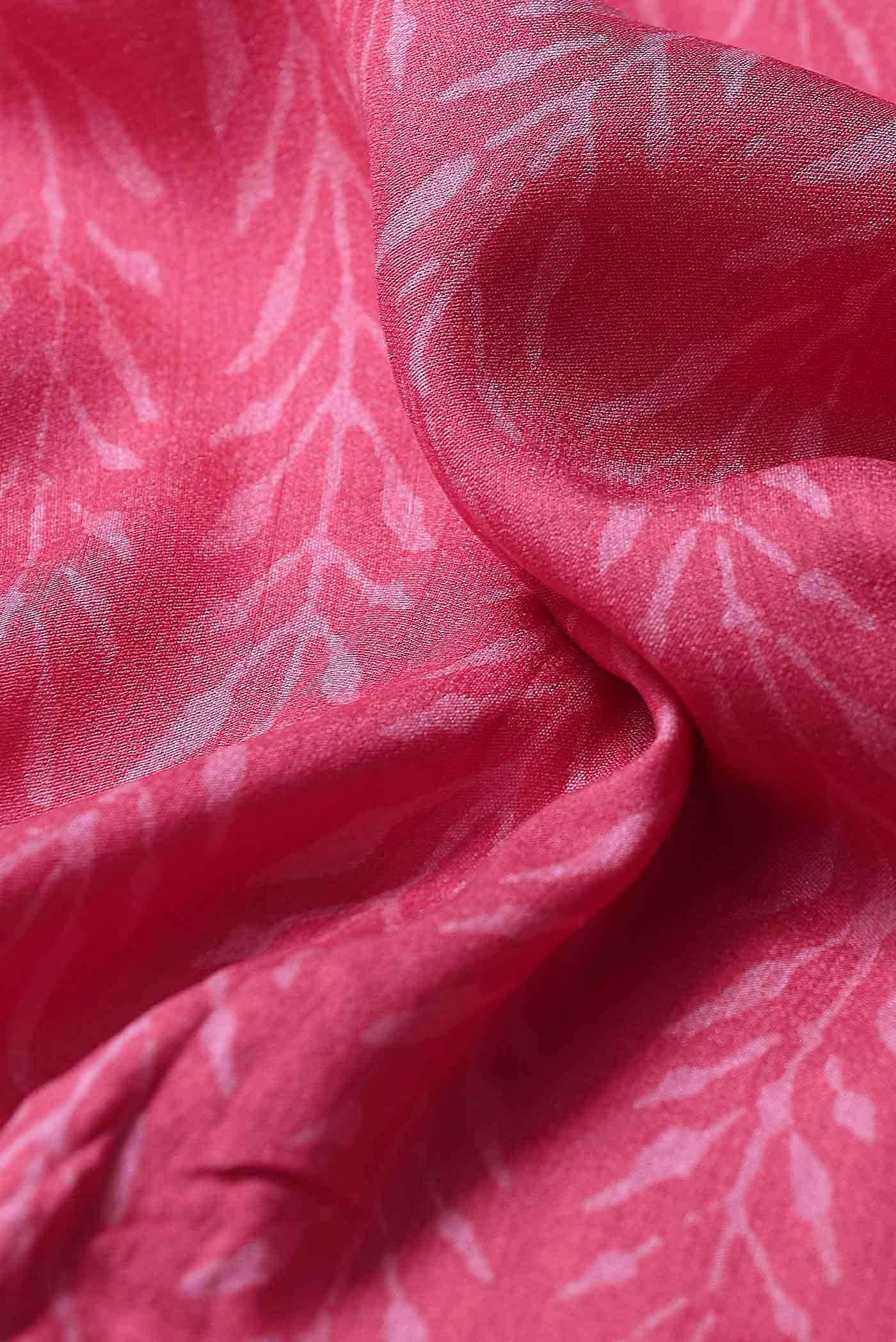 Pink Bhagalpuri Tussar Silk Saree