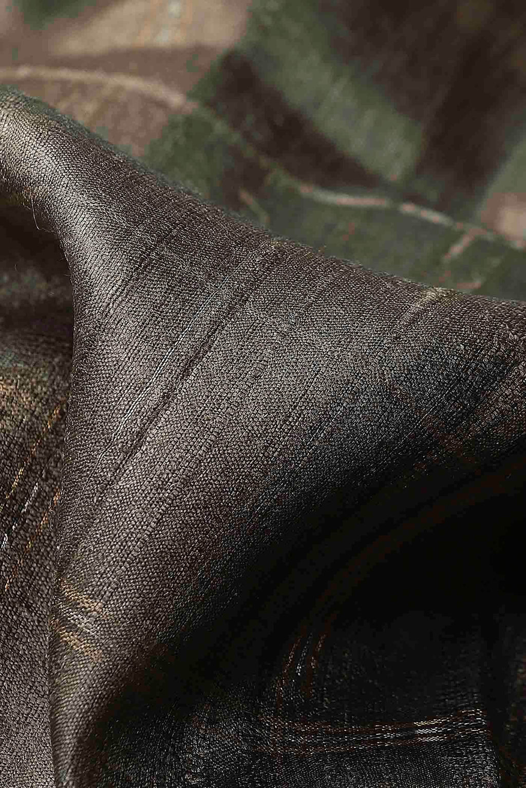 Grey Bhagalpuri Tussar Silk Saree
