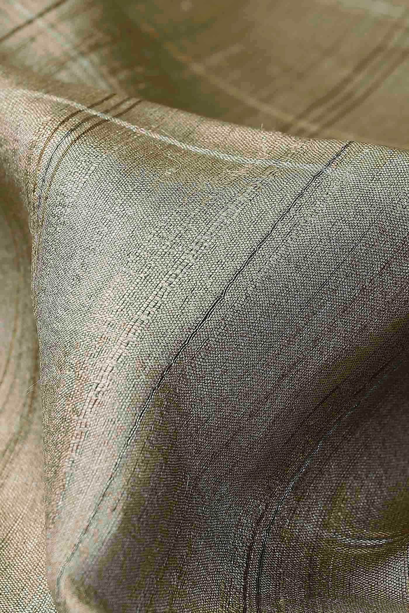 Beige Bhagalpuri Tussar Silk Saree