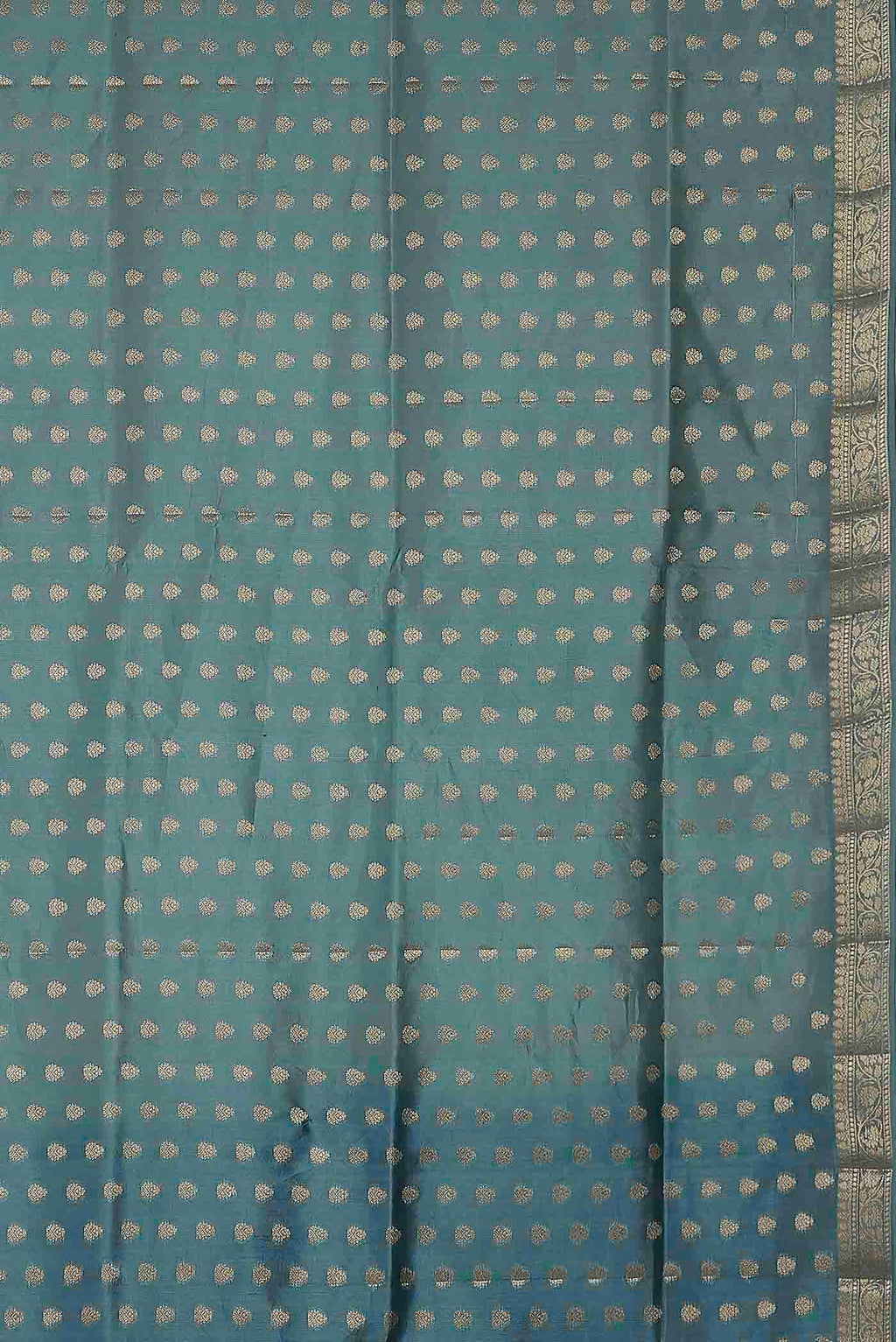 Blue Banarasi Raw Silk Saree