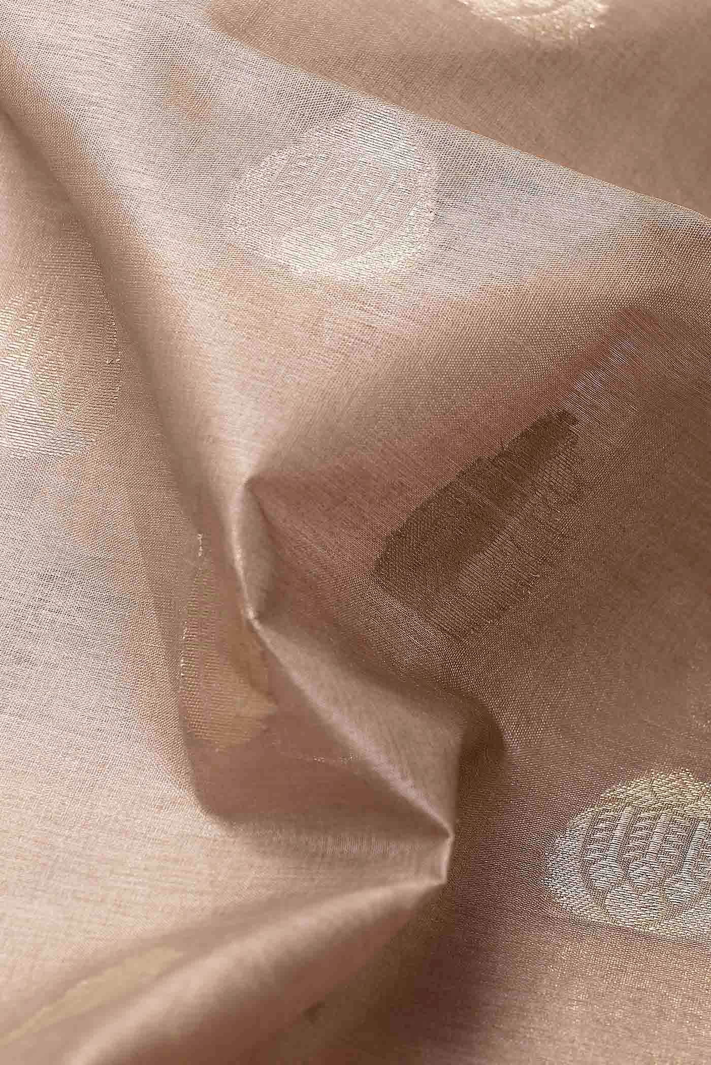 Brown Banarasi Raw Silk Saree