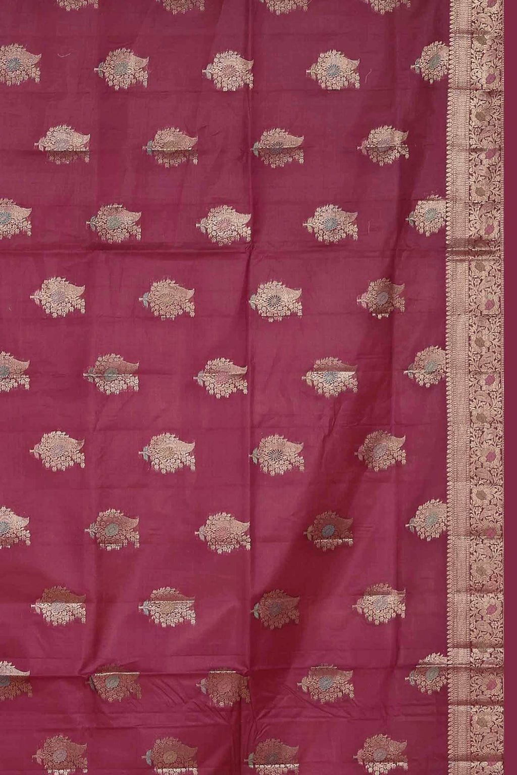 Pink Banarasi Tussar Silk Saree