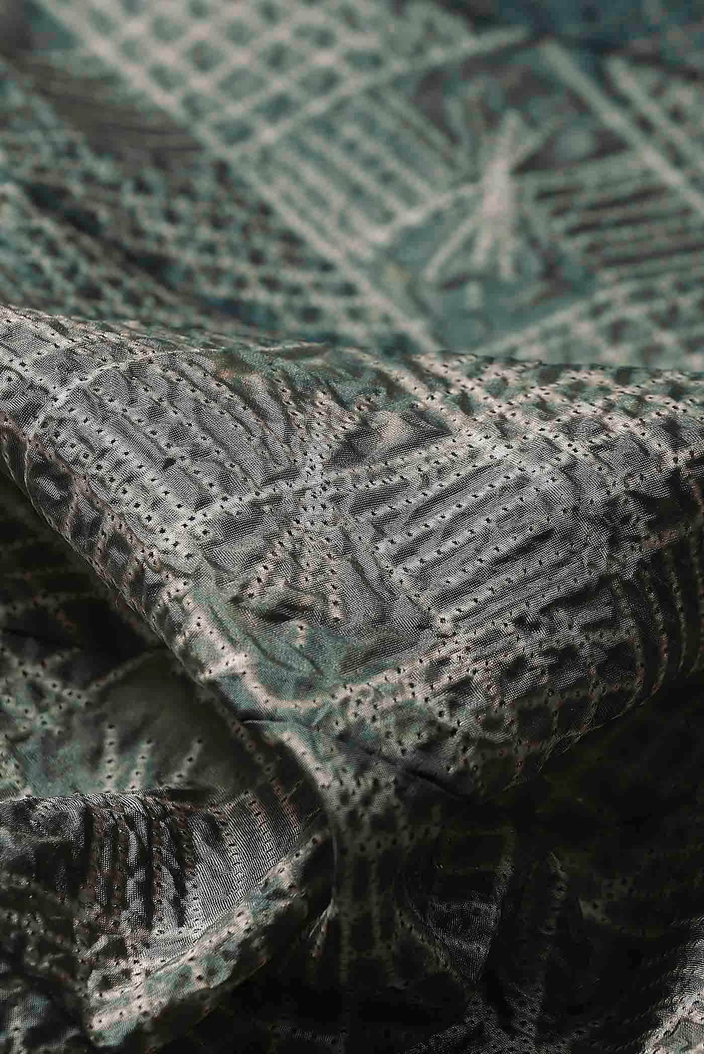 Grey Bhagalpuri Tussar Silk Saree