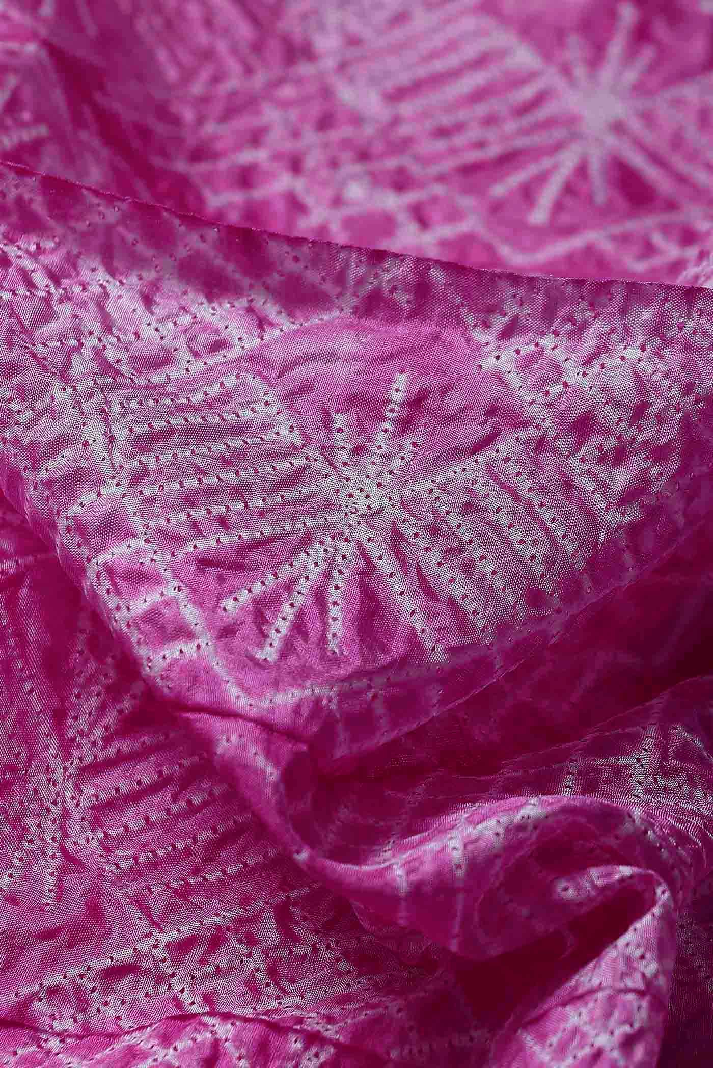 Pink Bhagalpuri Tussar Silk Saree