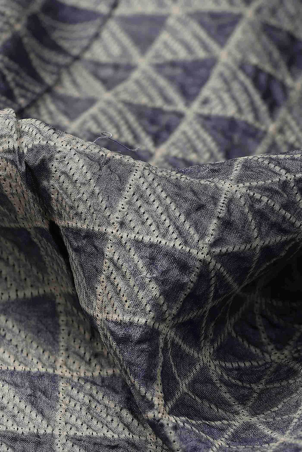 Grey Bhagalpuri Tussar Silk Saree