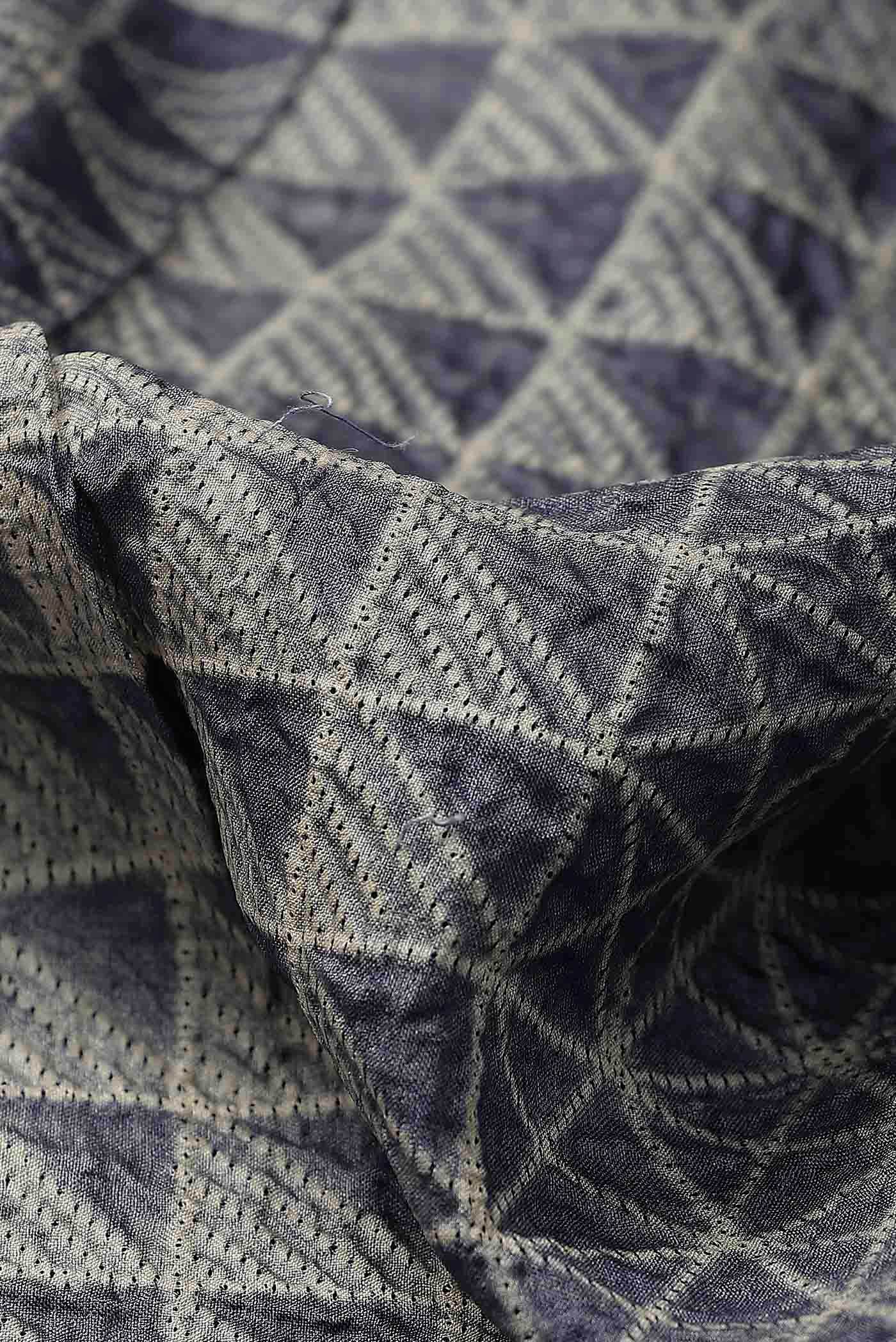Grey Bhagalpuri Tussar Silk Saree