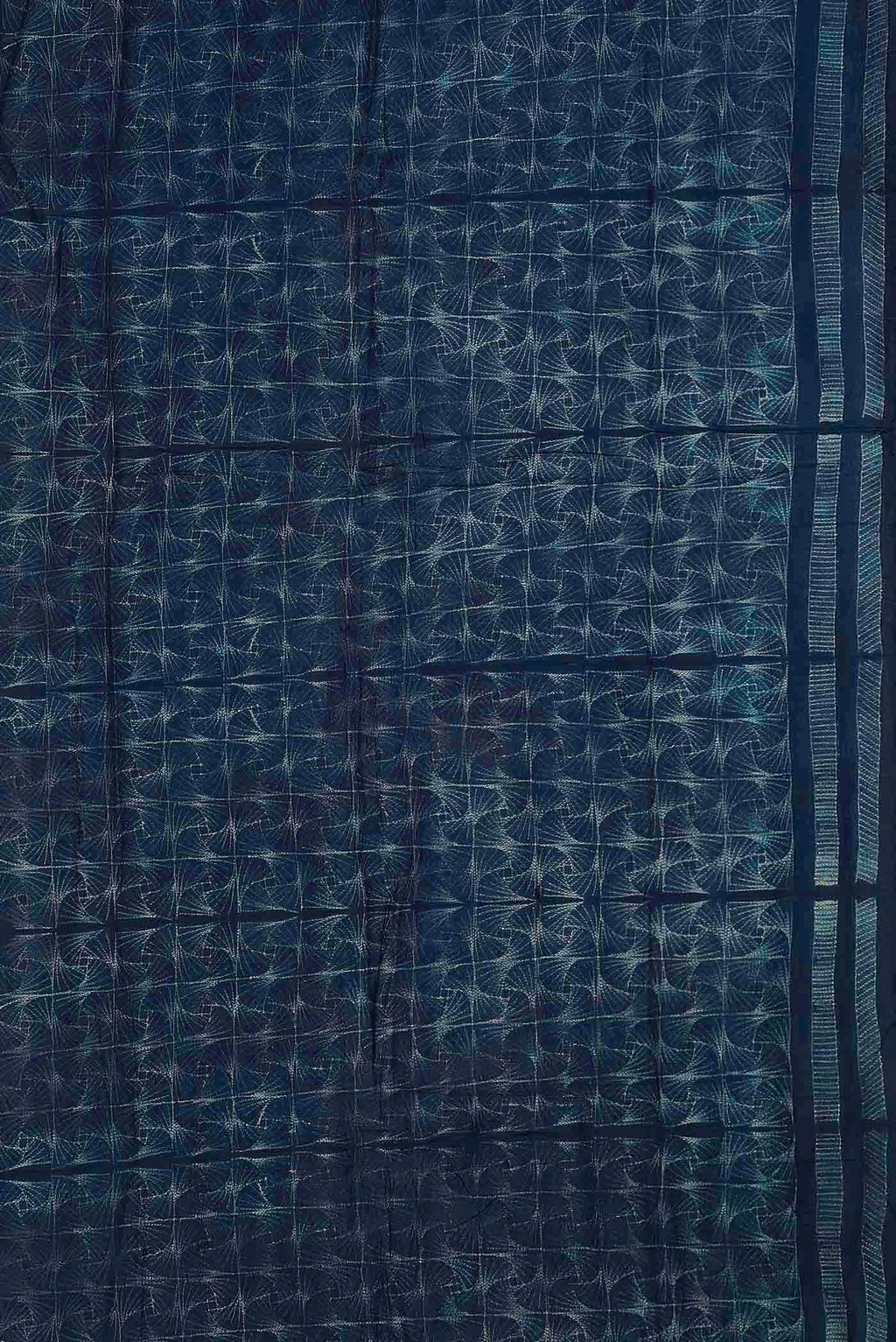 Blue Chanderi Silk Cotton Saree