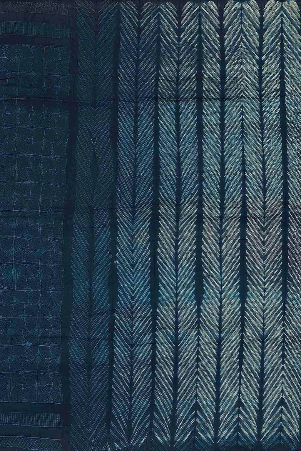 Blue Chanderi Silk Cotton Saree