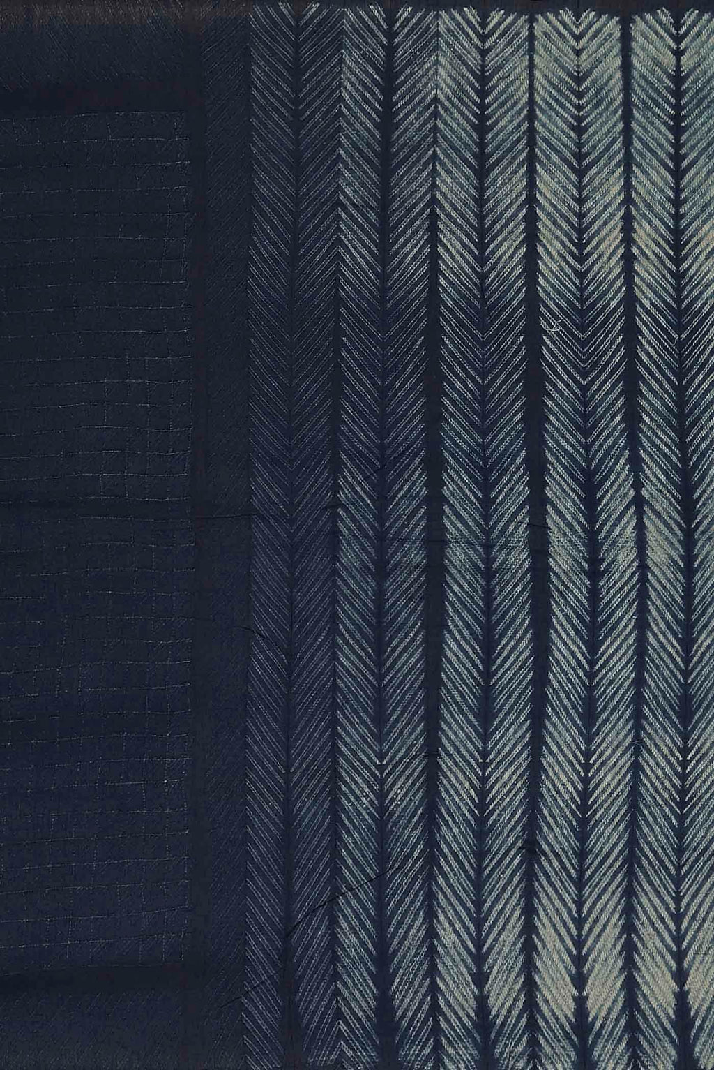 Blue Chanderi Silk Cotton Saree