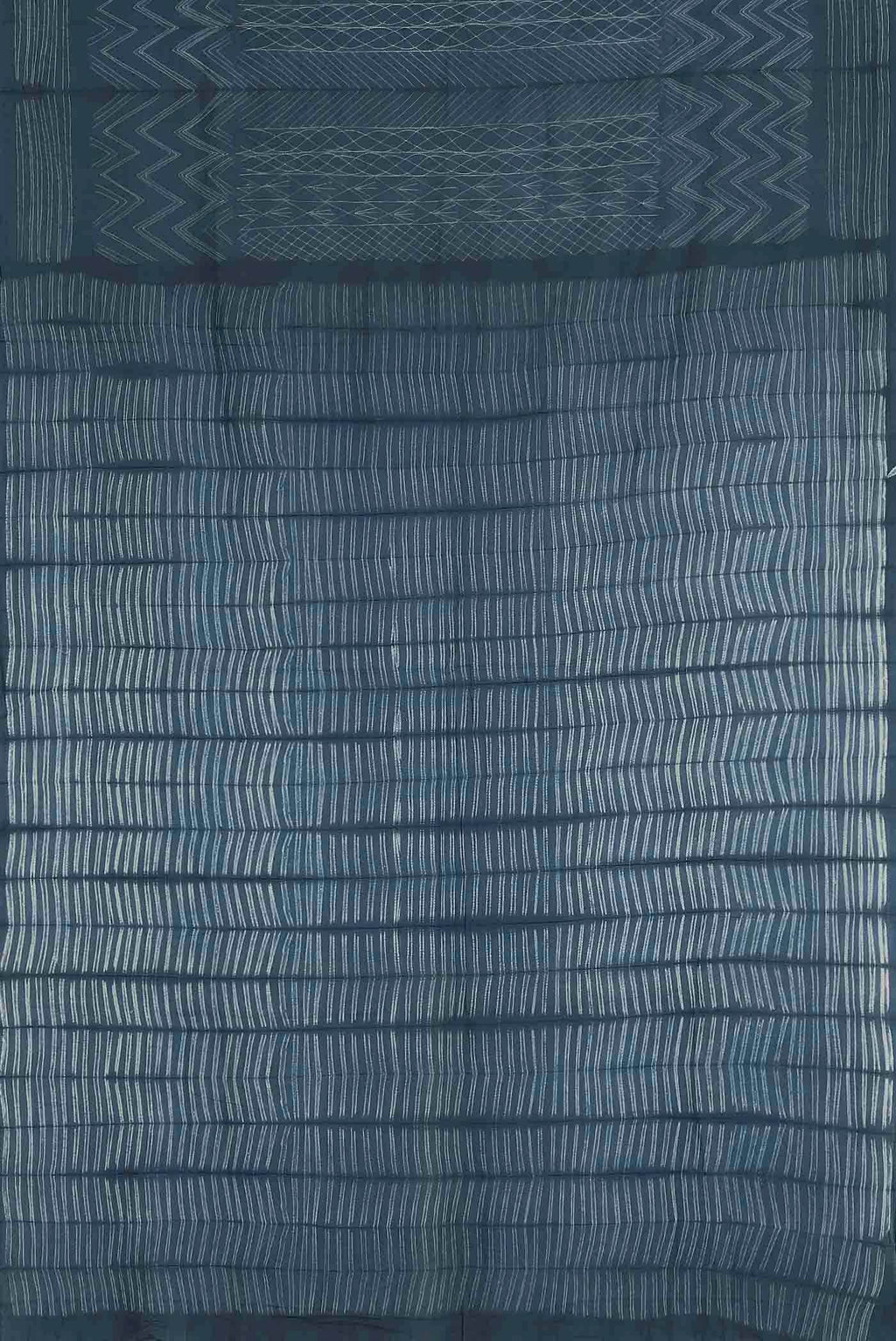 Blue Chanderi Silk Cotton Saree