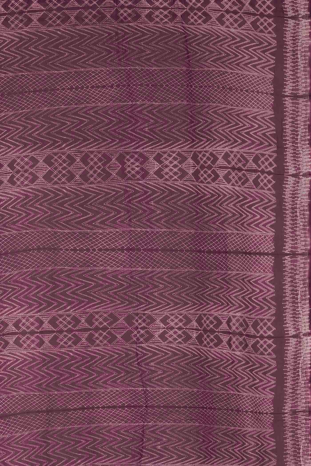 Purple Chanderi Silk Cotton Saree