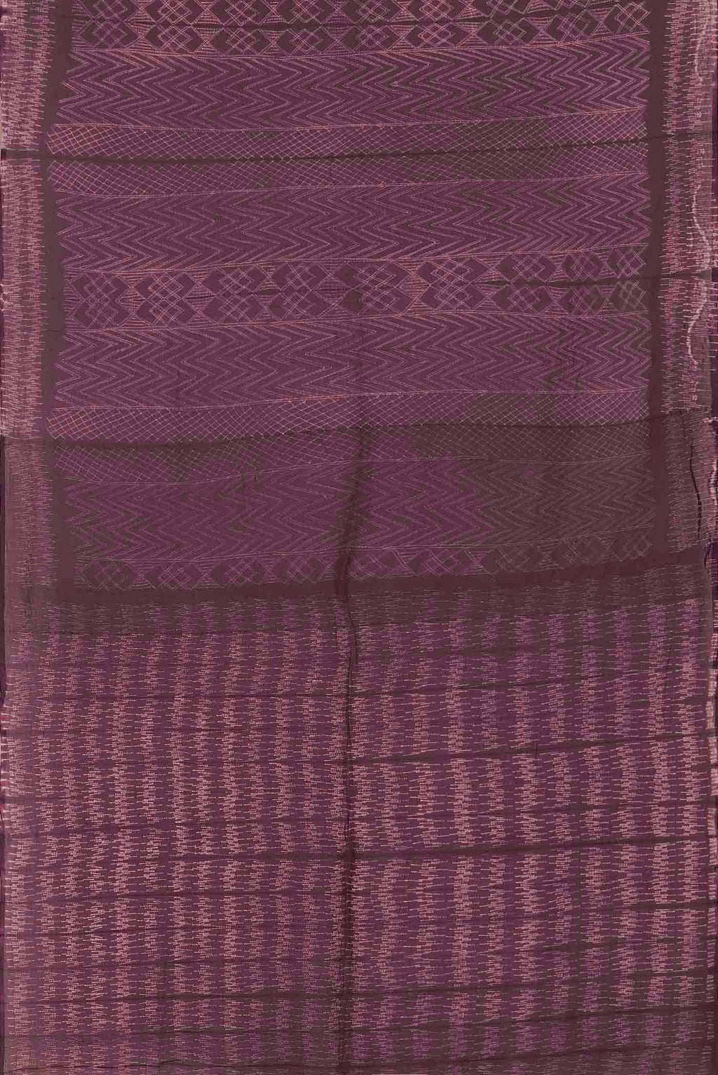Purple Chanderi Silk Cotton Saree