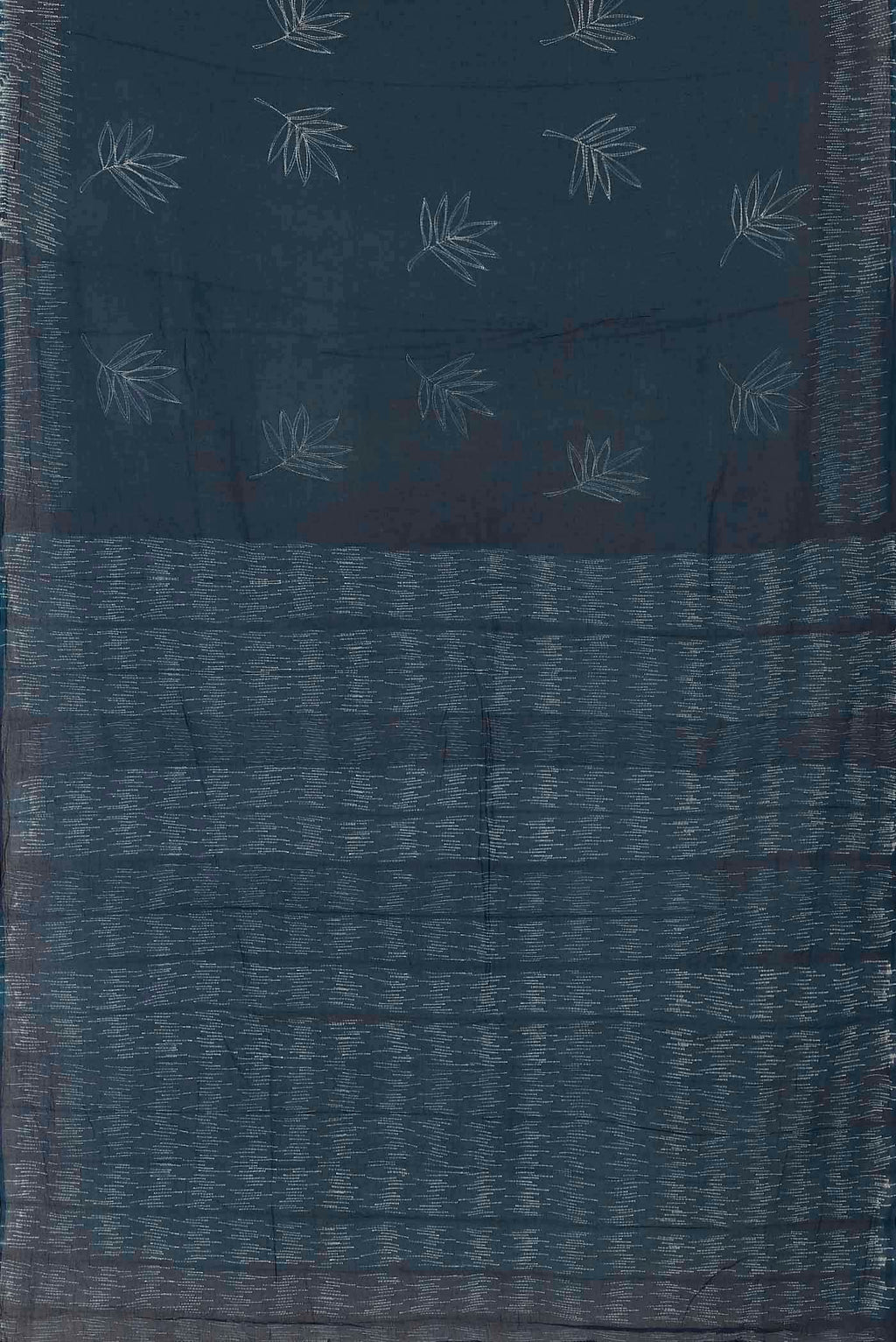 Blue Chanderi Silk Cotton Saree