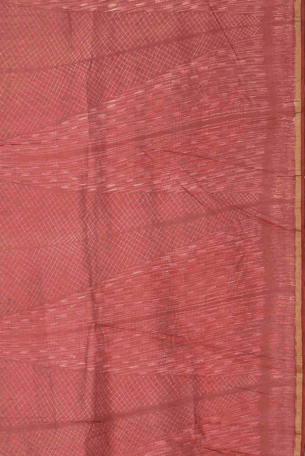 Red Chanderi Silk Cotton Saree