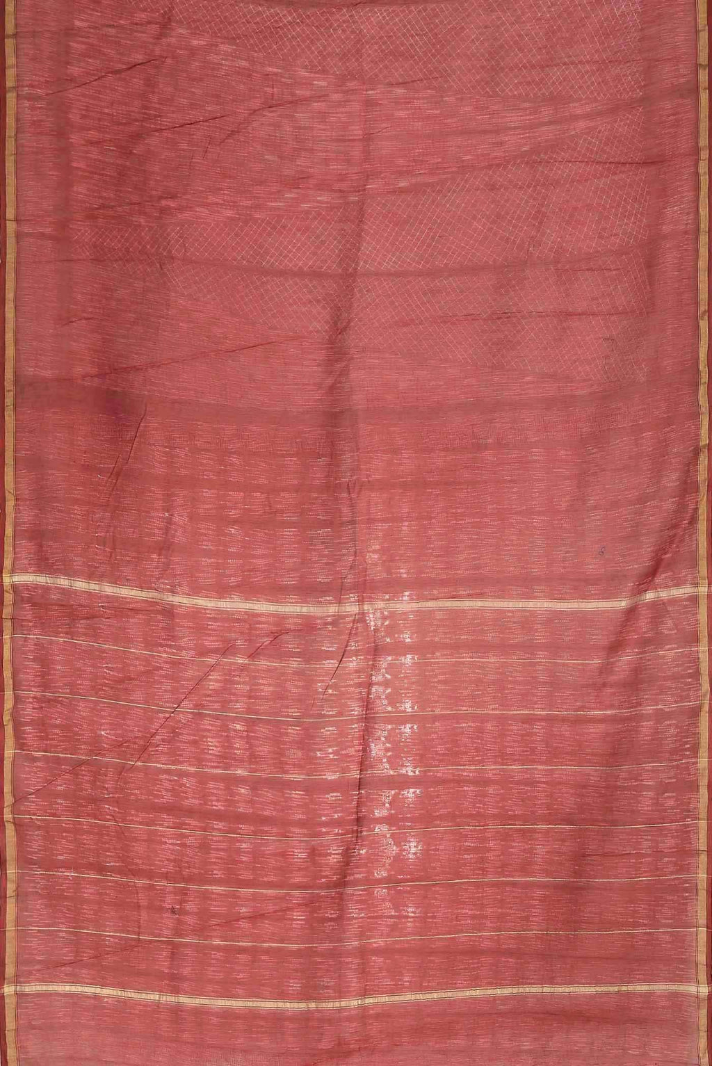 Red Chanderi Silk Cotton Saree