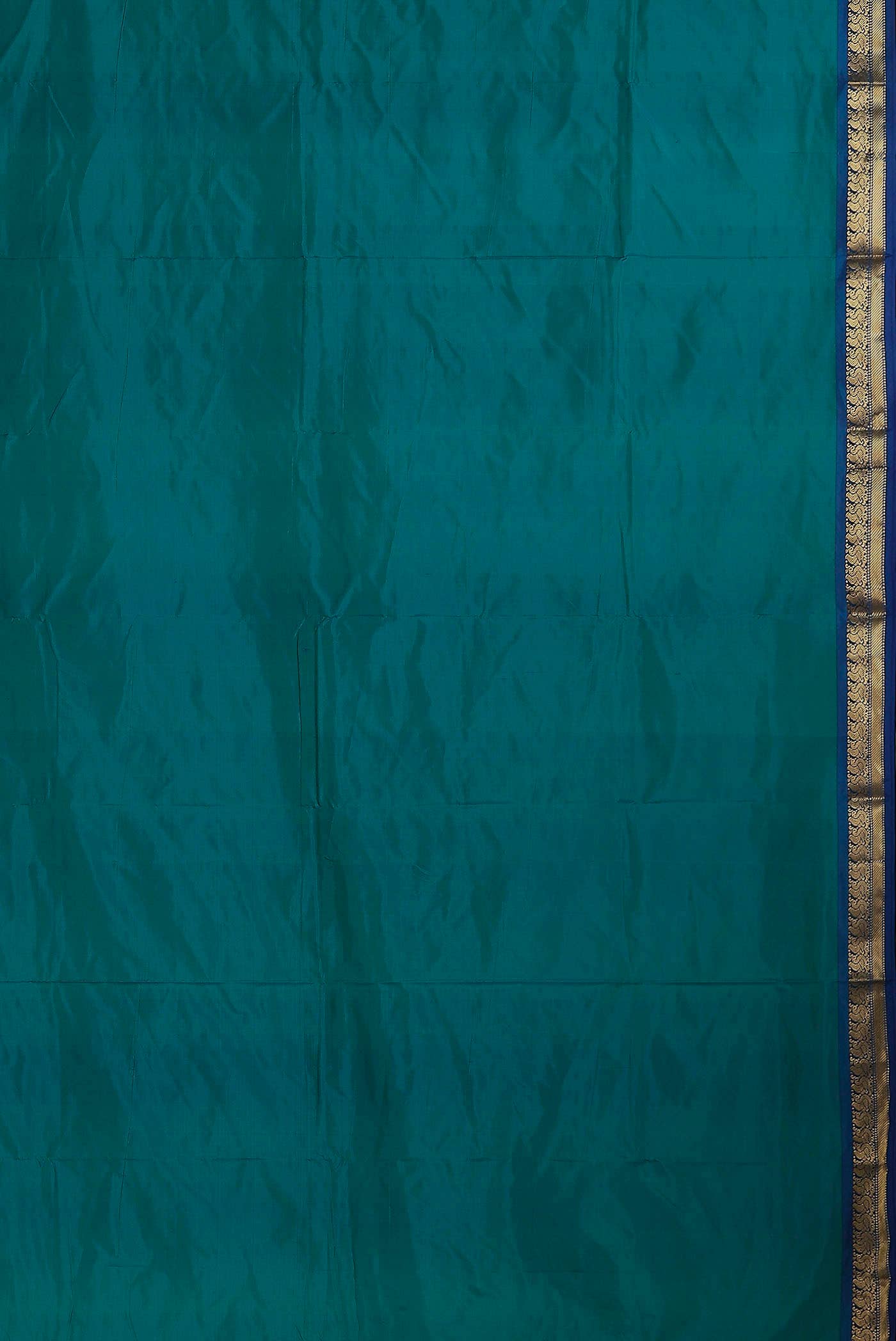 Blue Blended Bangalore Silk Saree