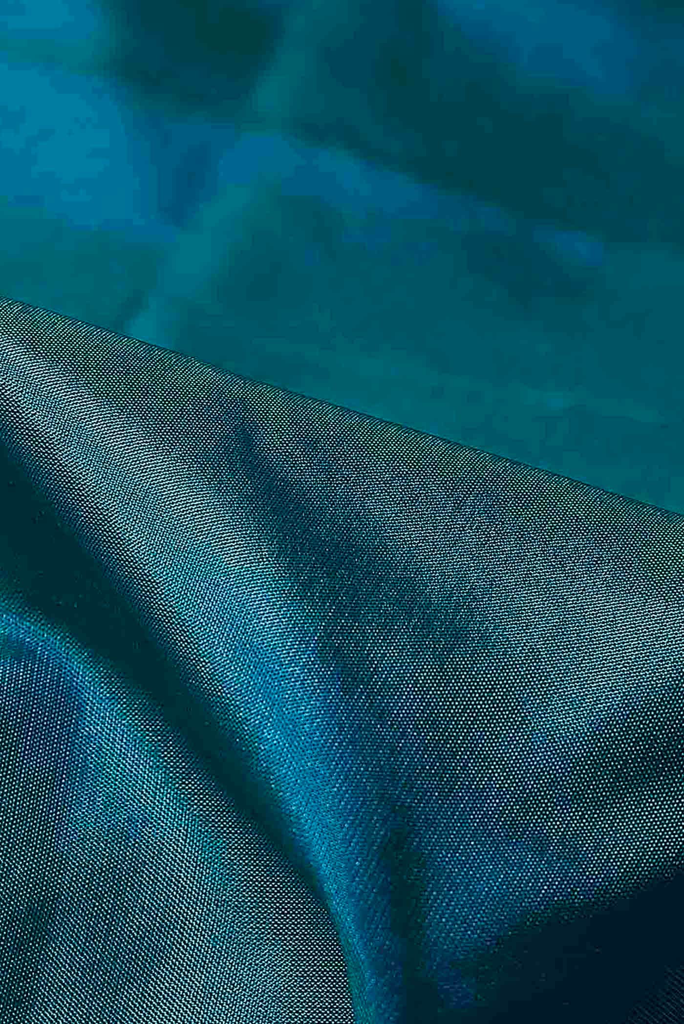 Blue Blended Bangalore Silk Saree
