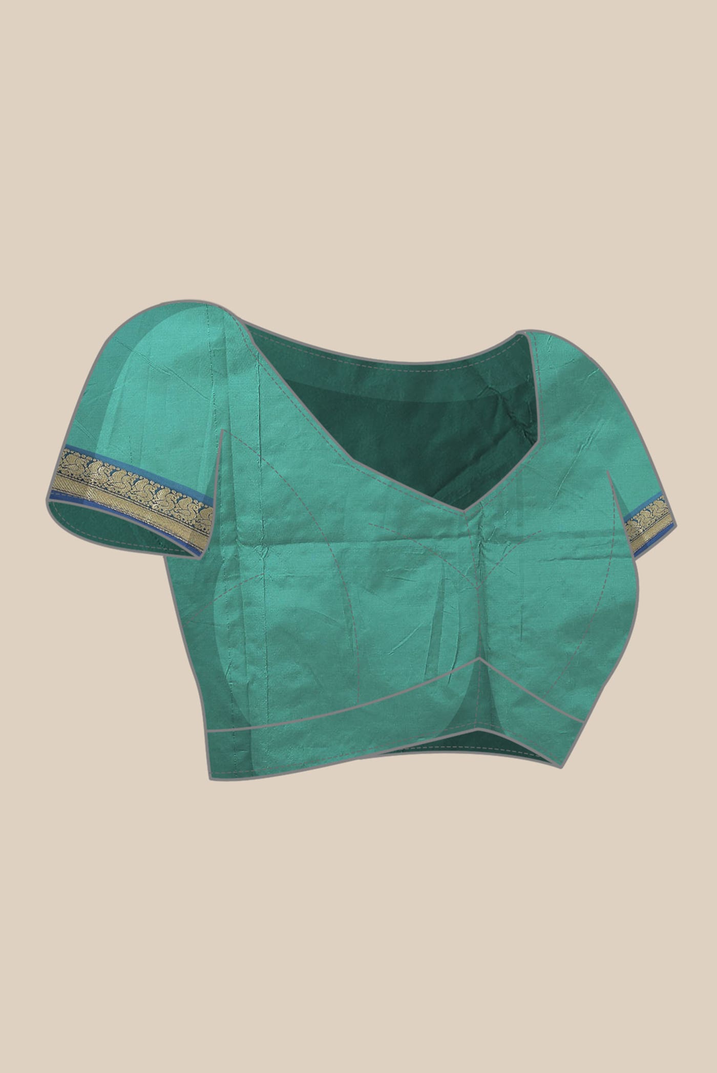 Green Bangalore Silk Saree