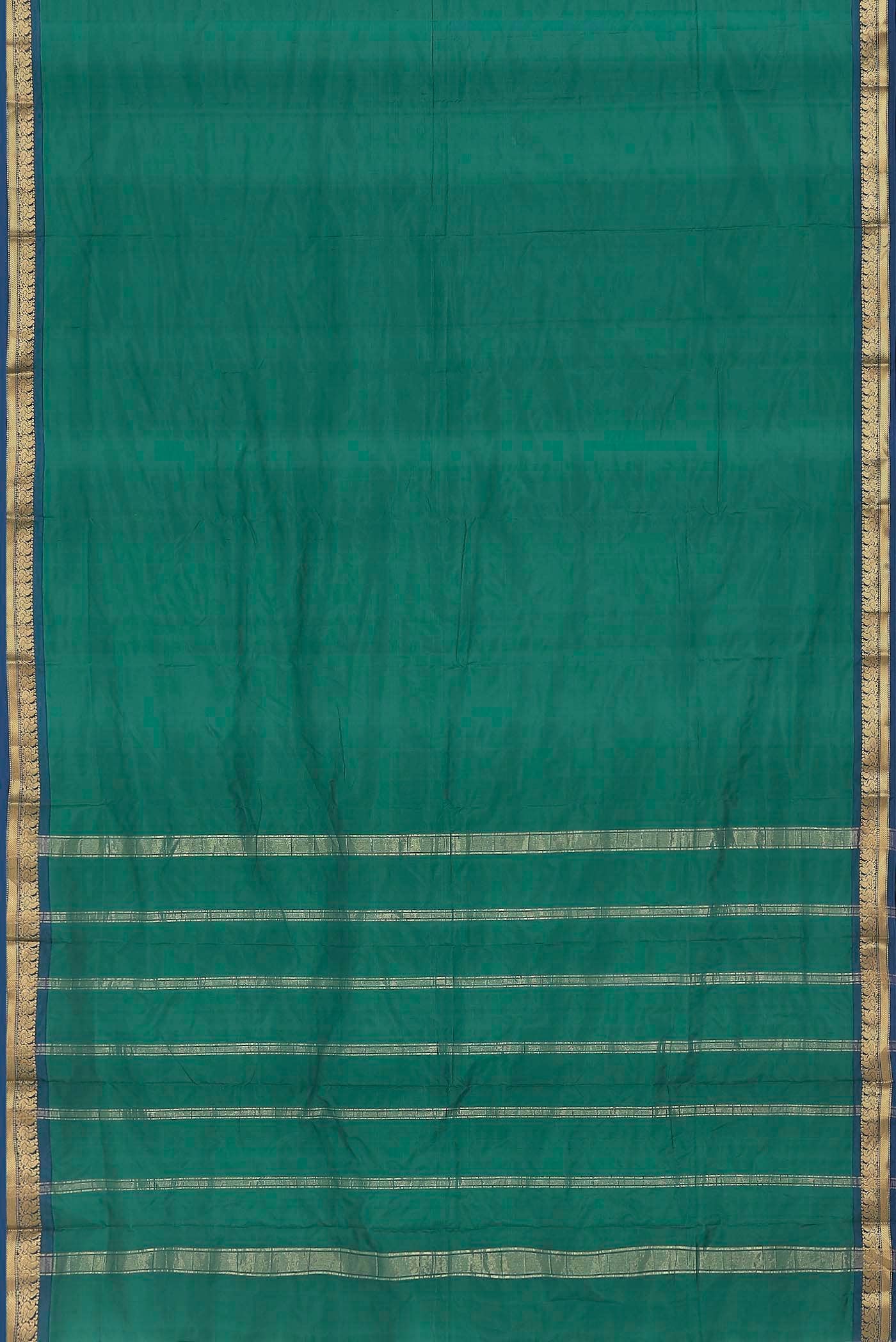Green Bangalore Silk Saree