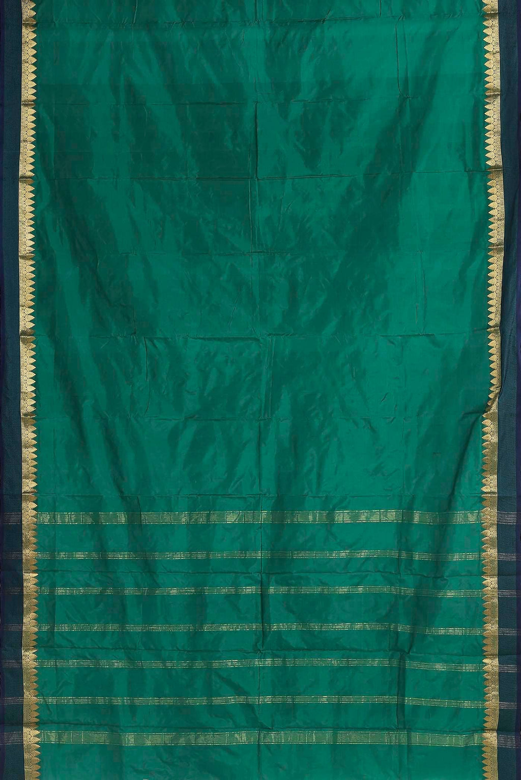 Green Blended Bangalore Silk Saree