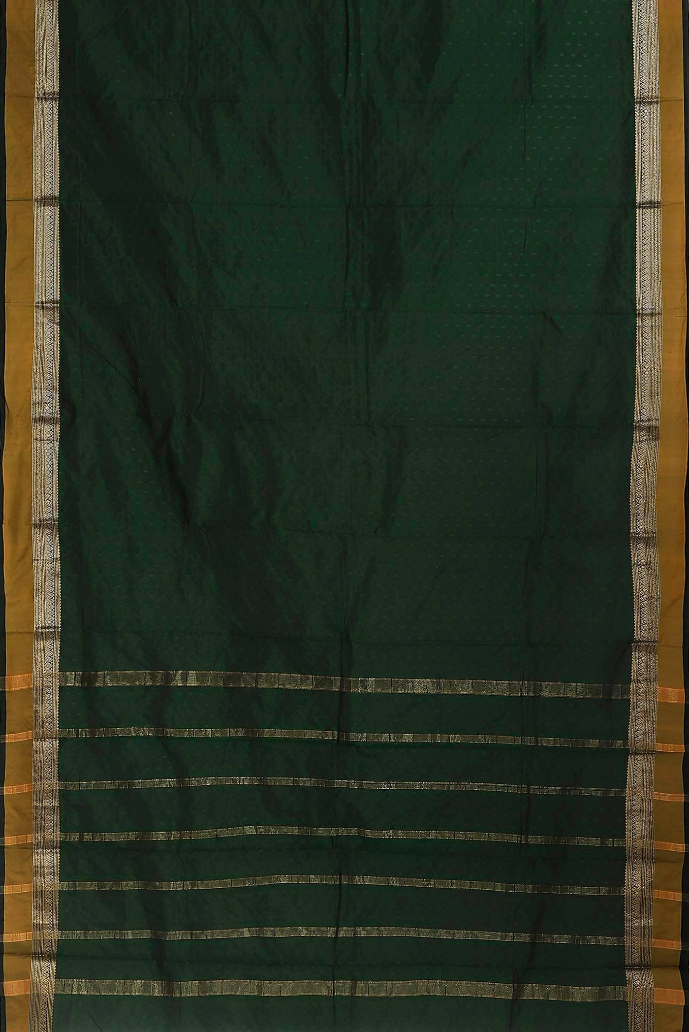 Green Blended Bangalore Silk Saree