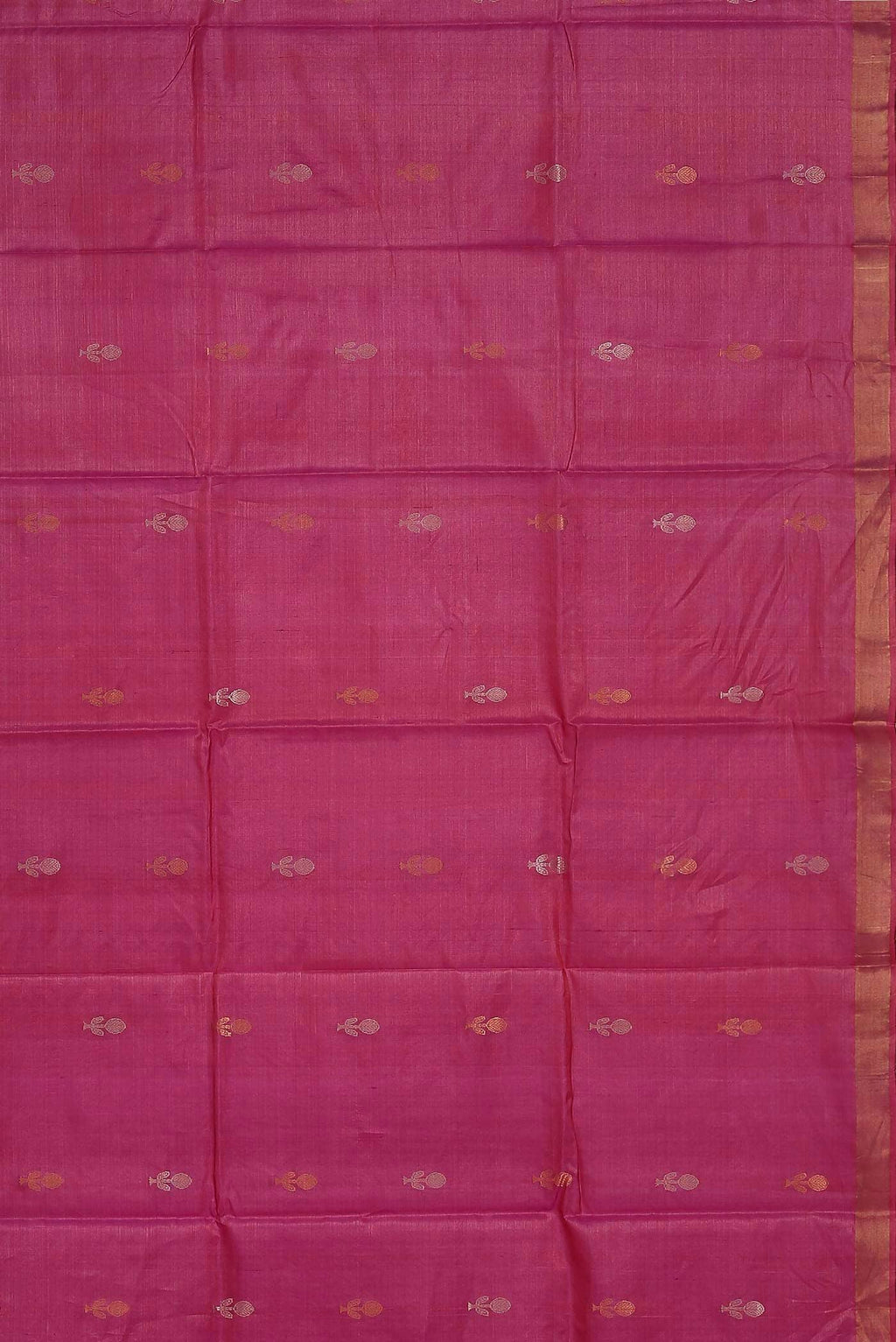 Pink Bhagalpuri Tussar Silk Saree