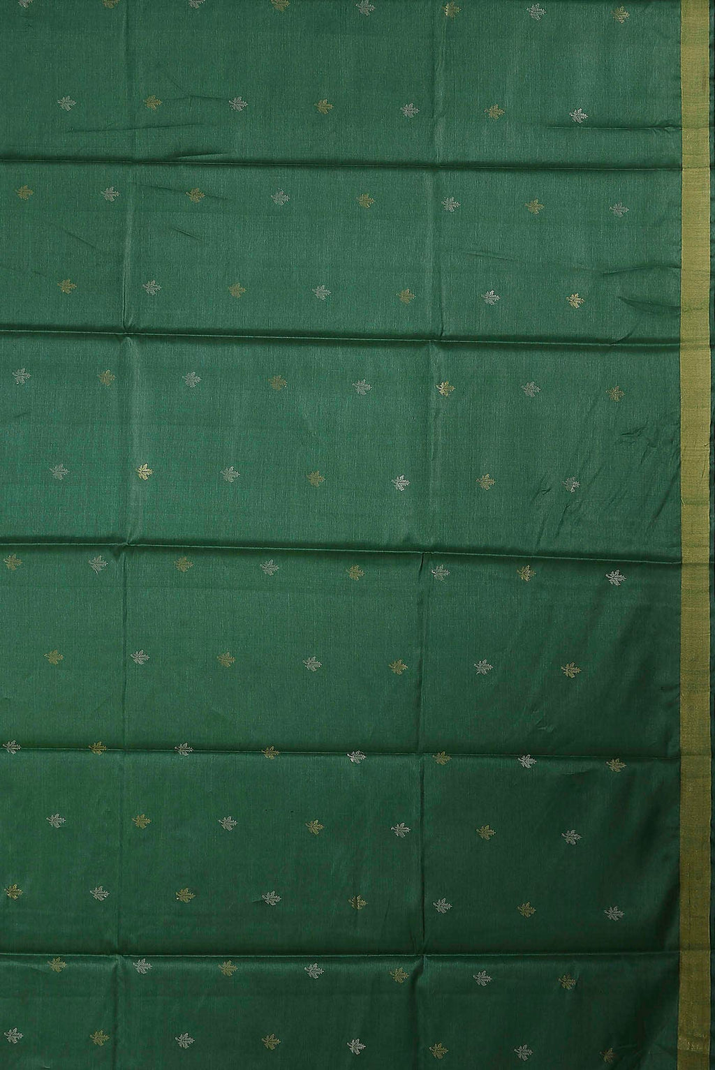 Green Bhagalpuri Tussar Silk Saree