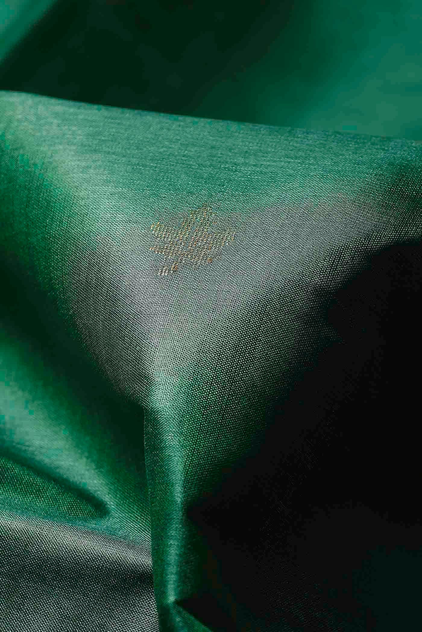 Green Bhagalpuri Tussar Silk Saree