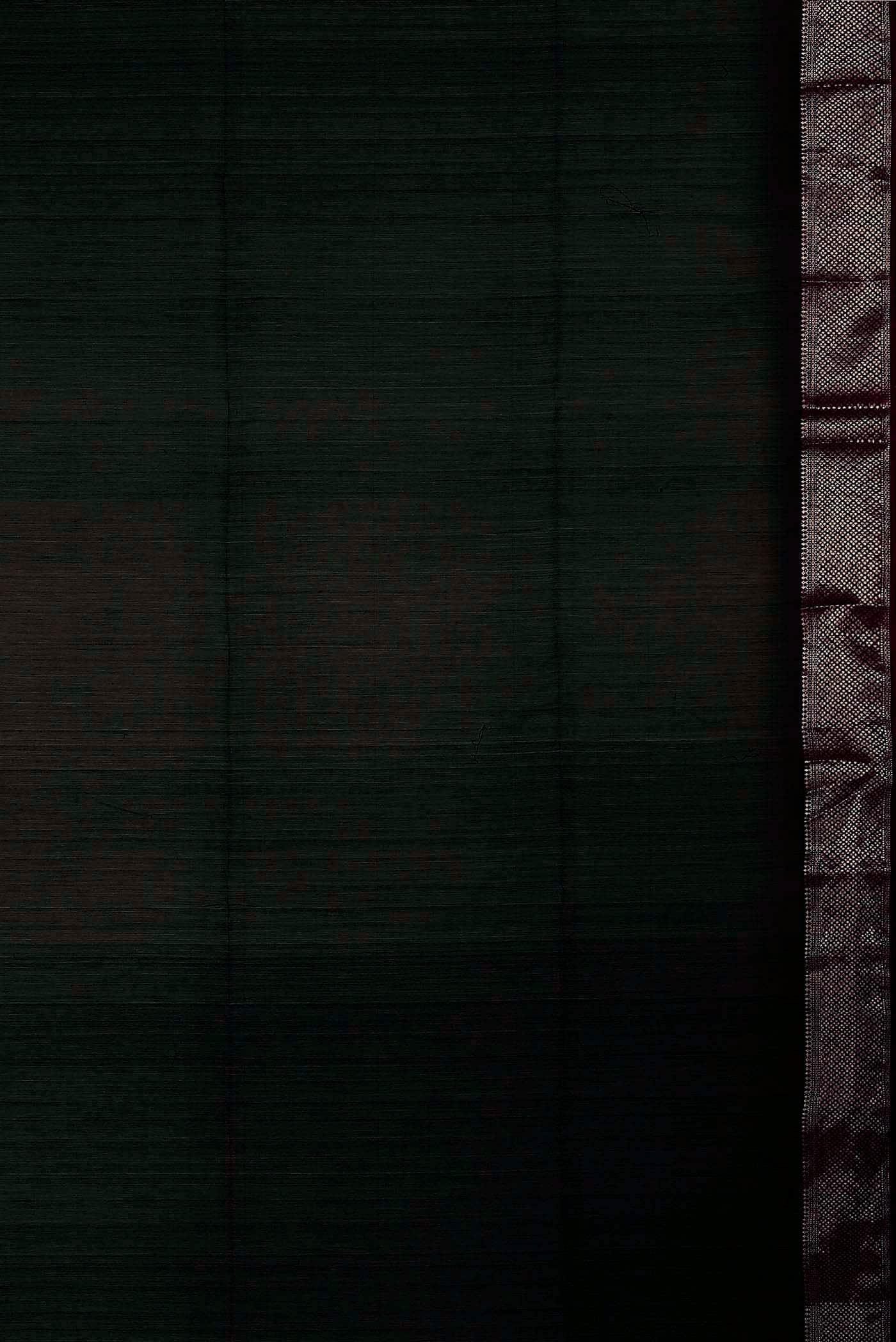 Black Maheshwari Silk Cotton Saree
