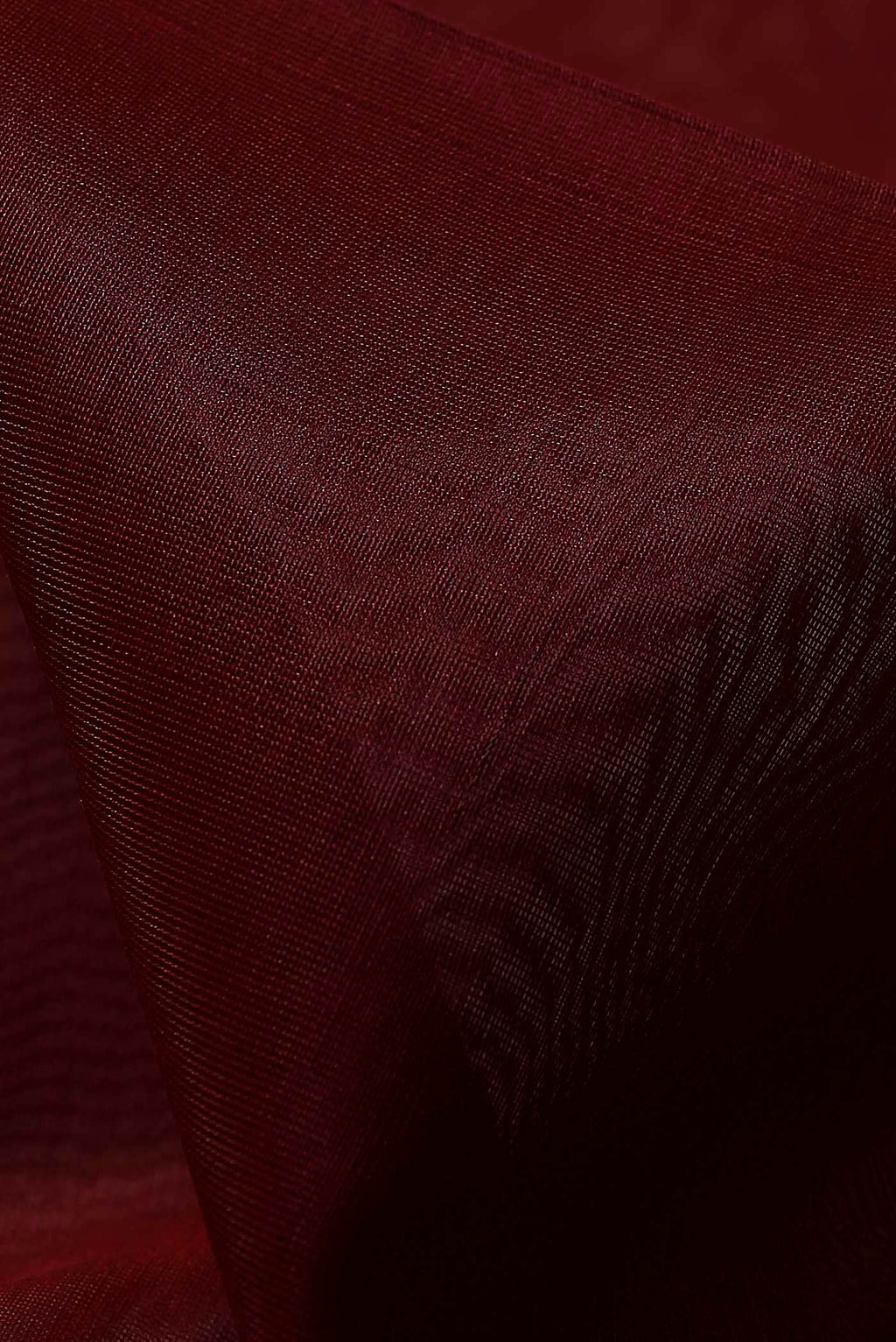 Maroon Maheshwari Silk Cotton Saree