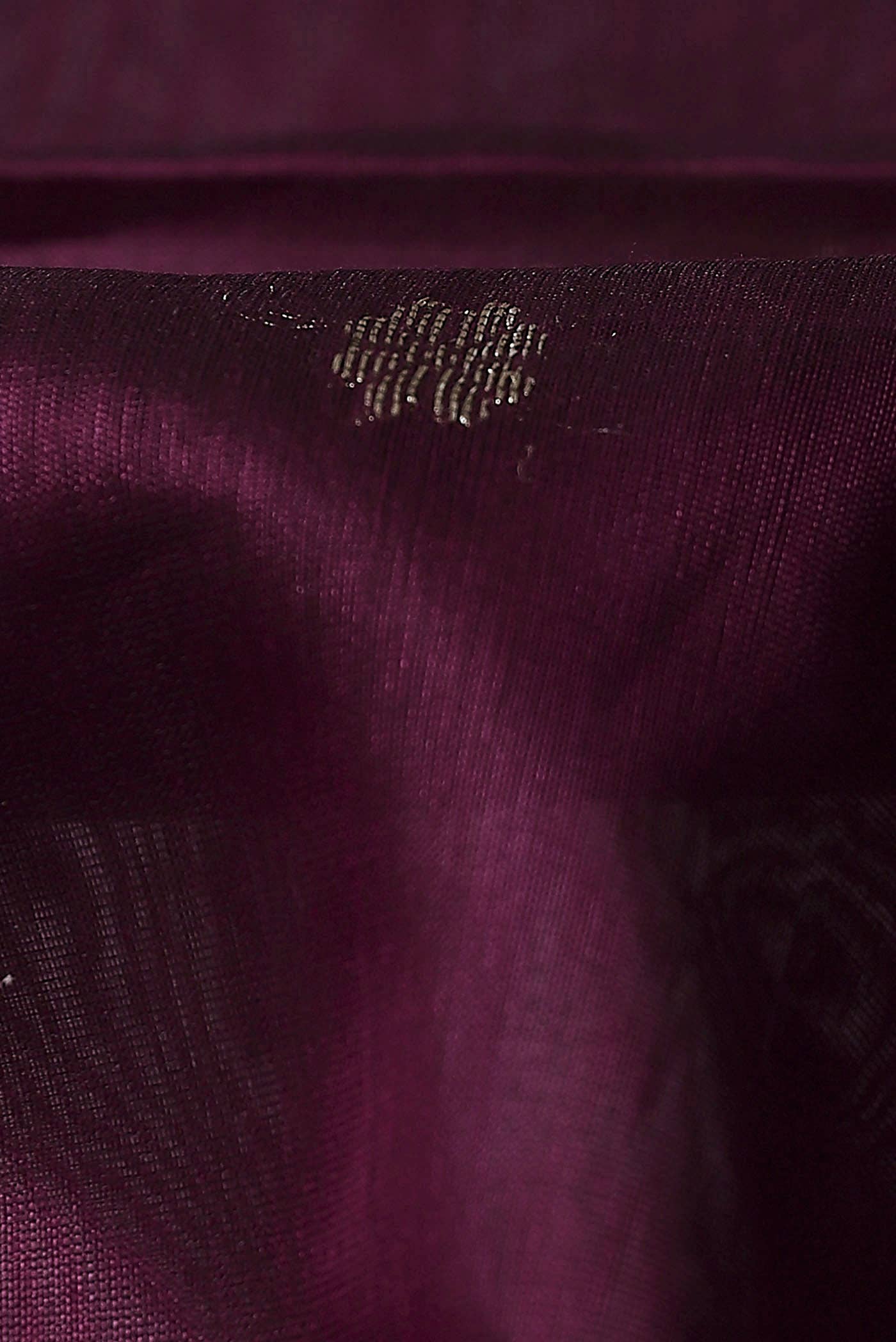 Purple Maheshwari Silk Cotton Saree