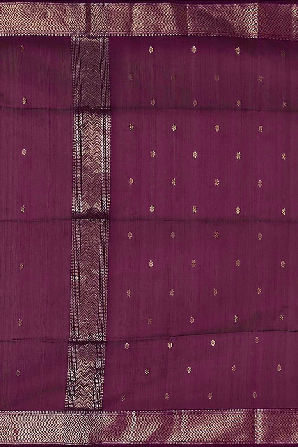 Purple Maheshwari Silk Cotton Saree