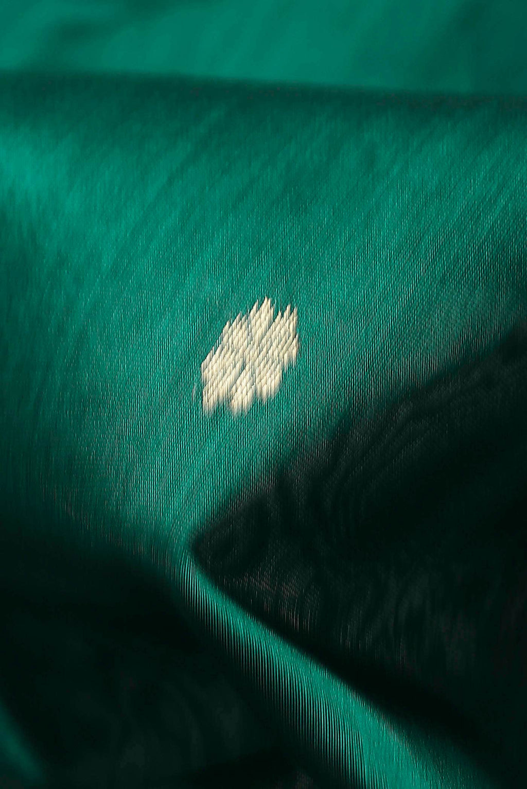 Green Maheshwari Silk Cotton Saree