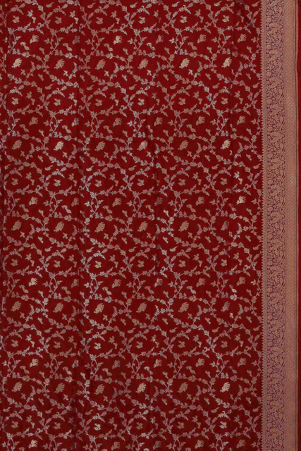 Red Banarasi Silk Saree