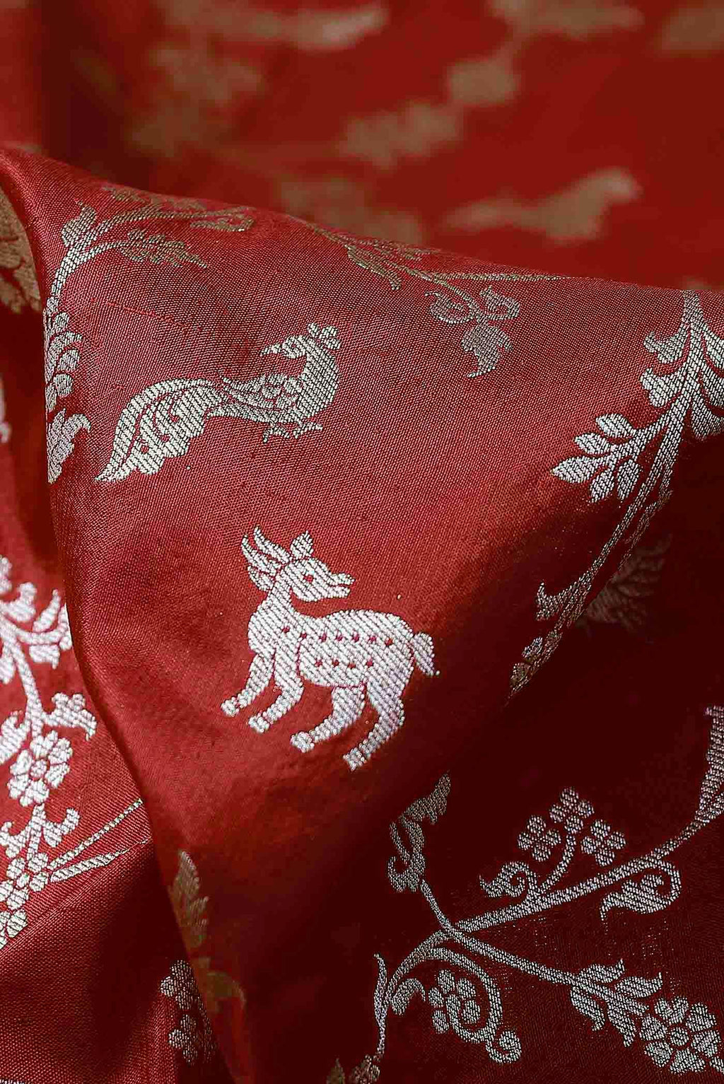Red Banarasi Silk Saree
