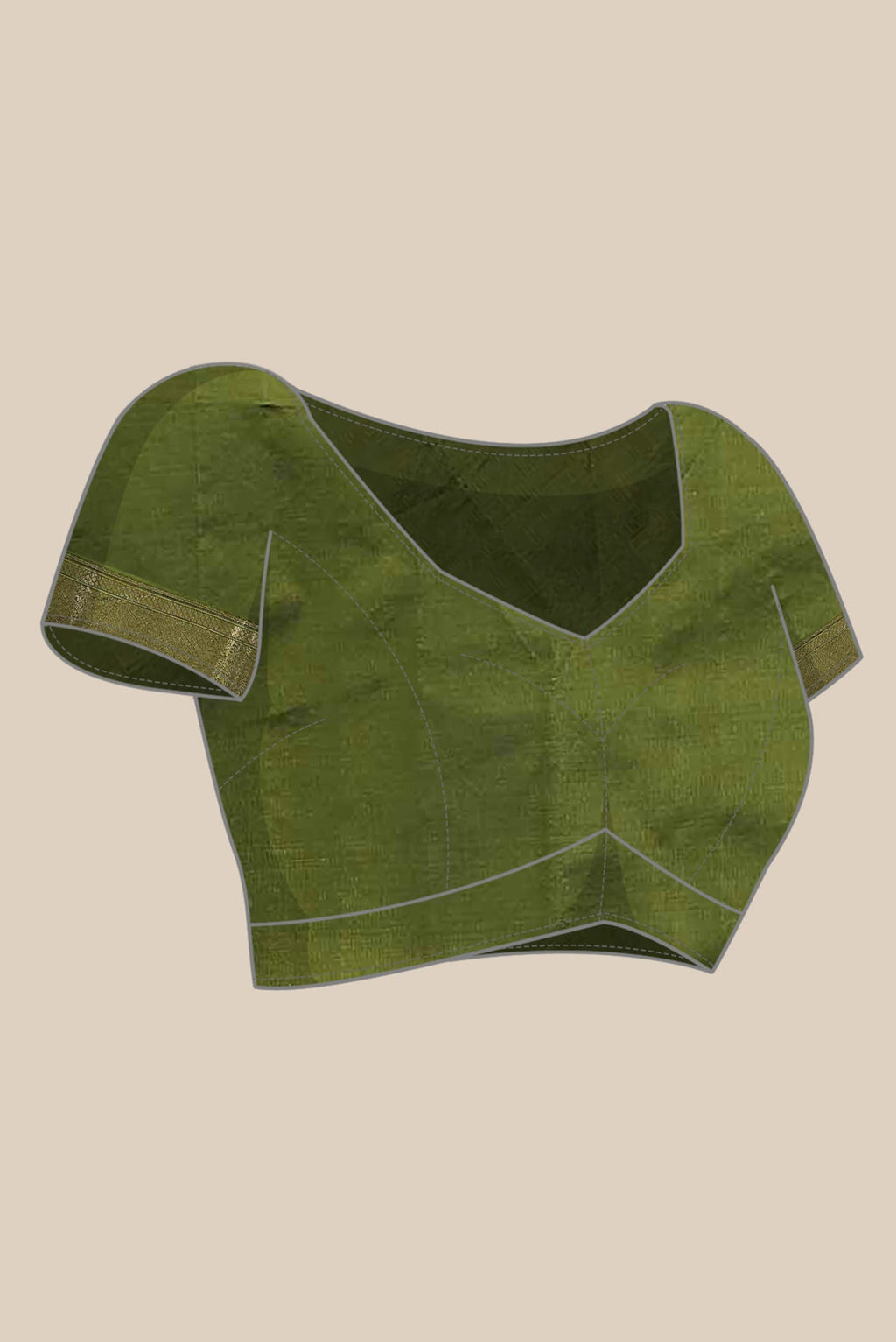 Green Bangalore Silk Saree