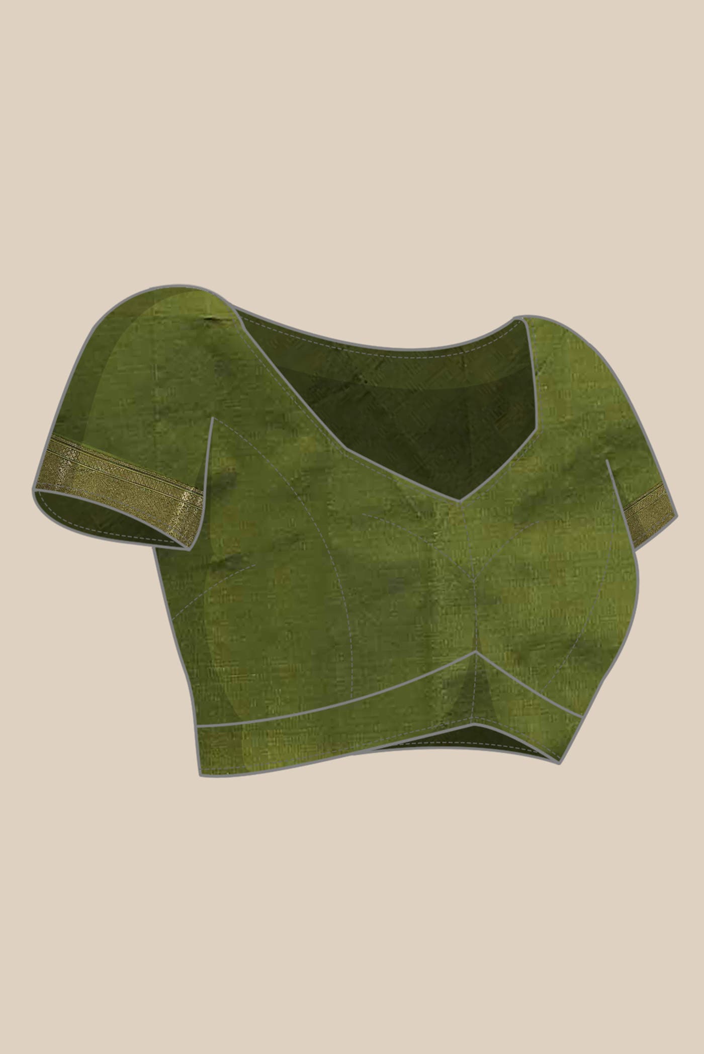 Green Bangalore Silk Saree