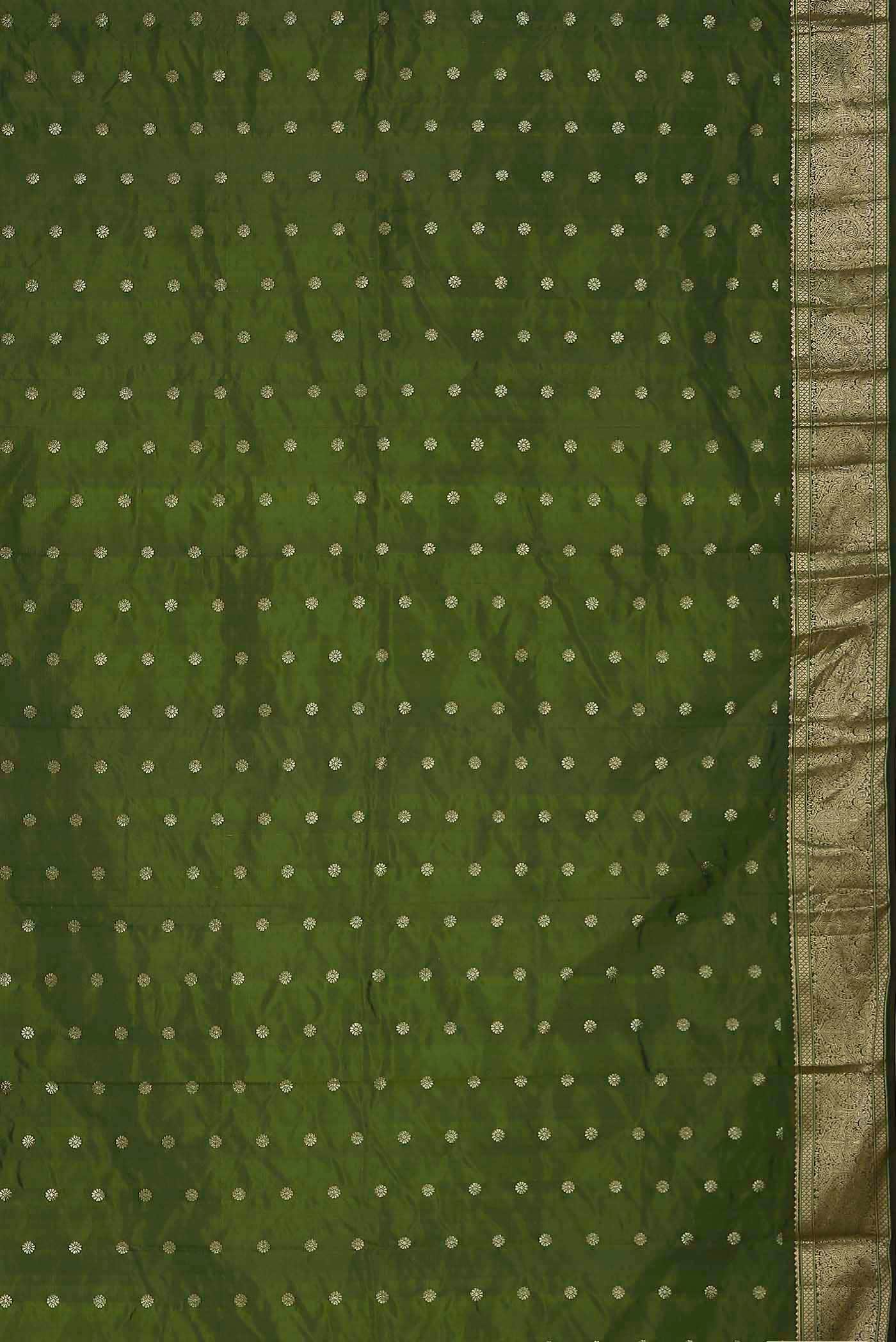 Green Bangalore Silk Saree