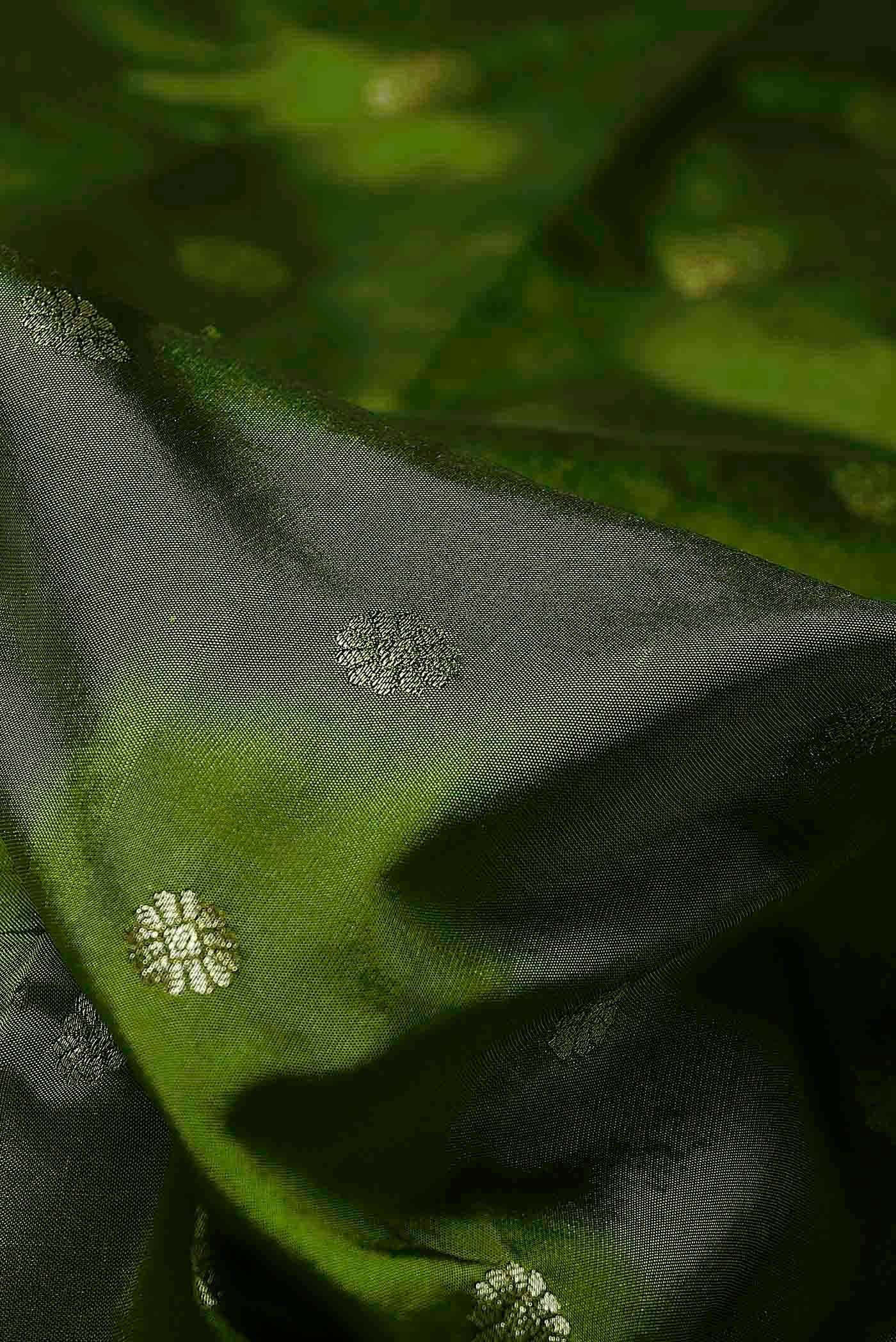 Green Bangalore Silk Saree