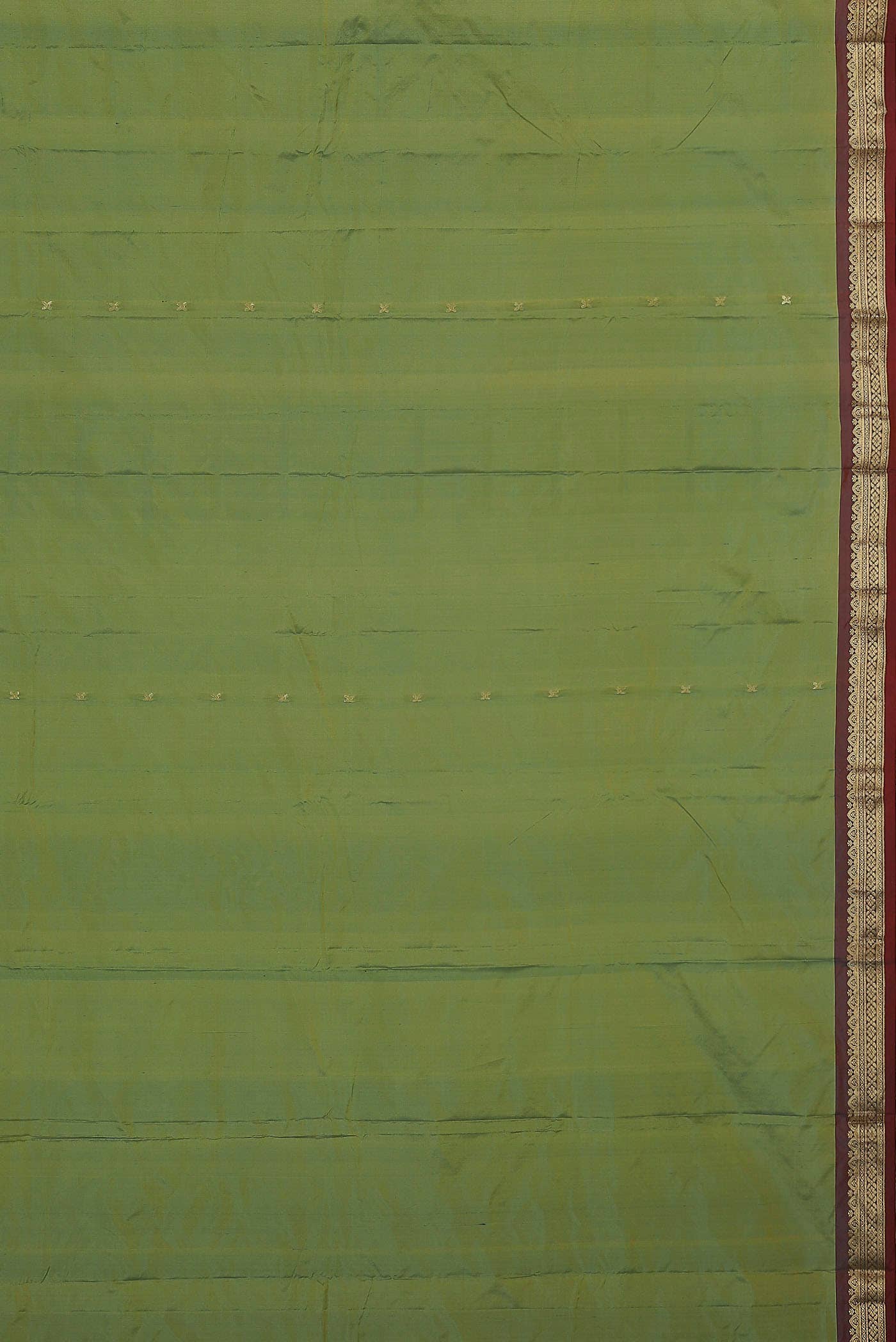 Green Blended Bangalore Silk Saree
