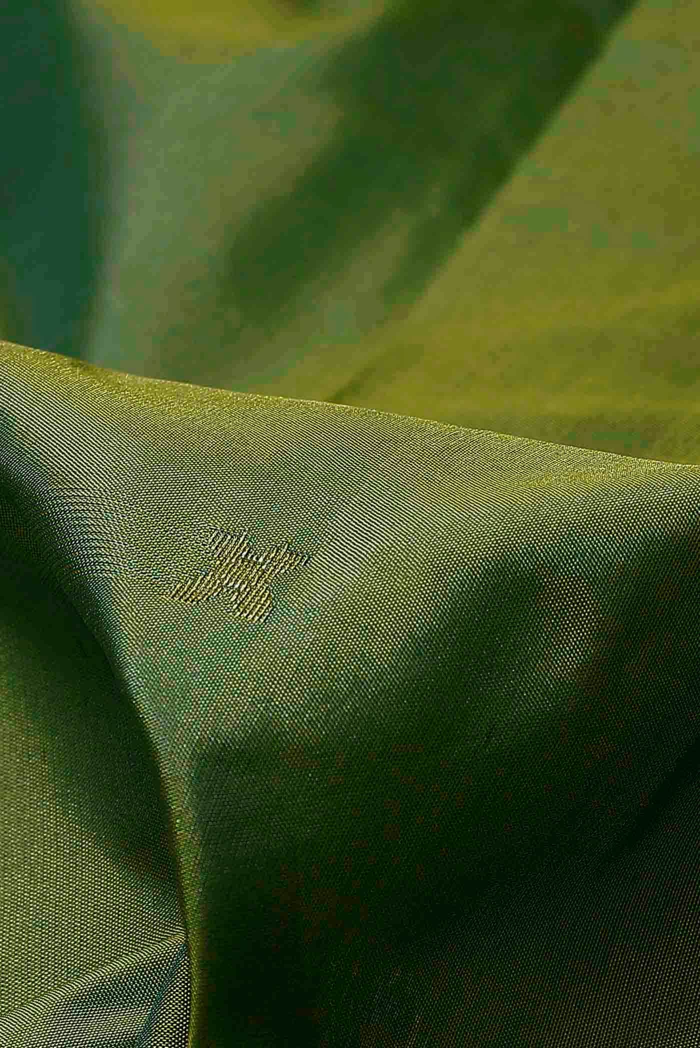 Green Blended Bangalore Silk Saree